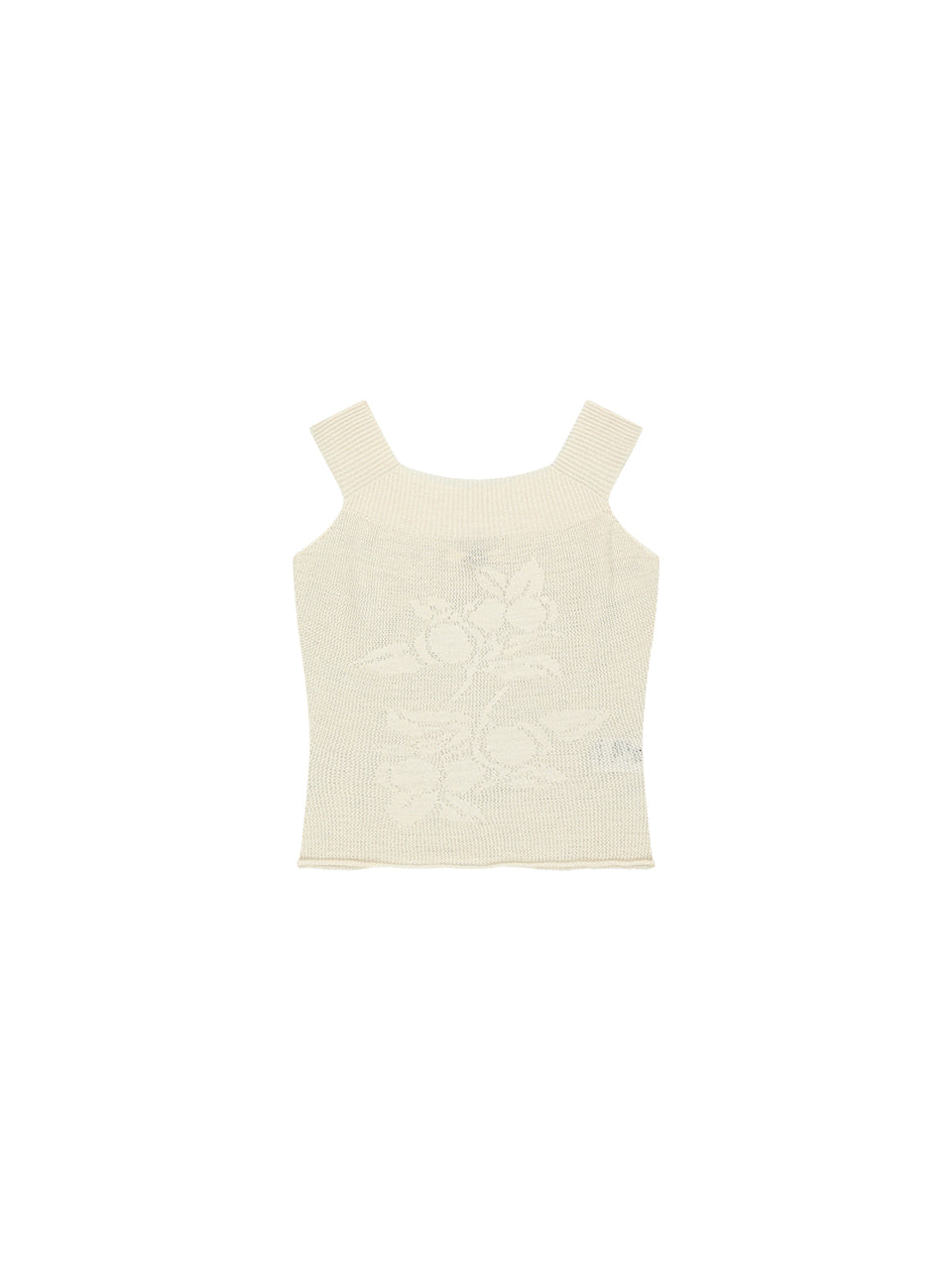 Kijun - Plum Sheer Knit Top (Ivory) product image 8 | TRAB K-Fashion Australia