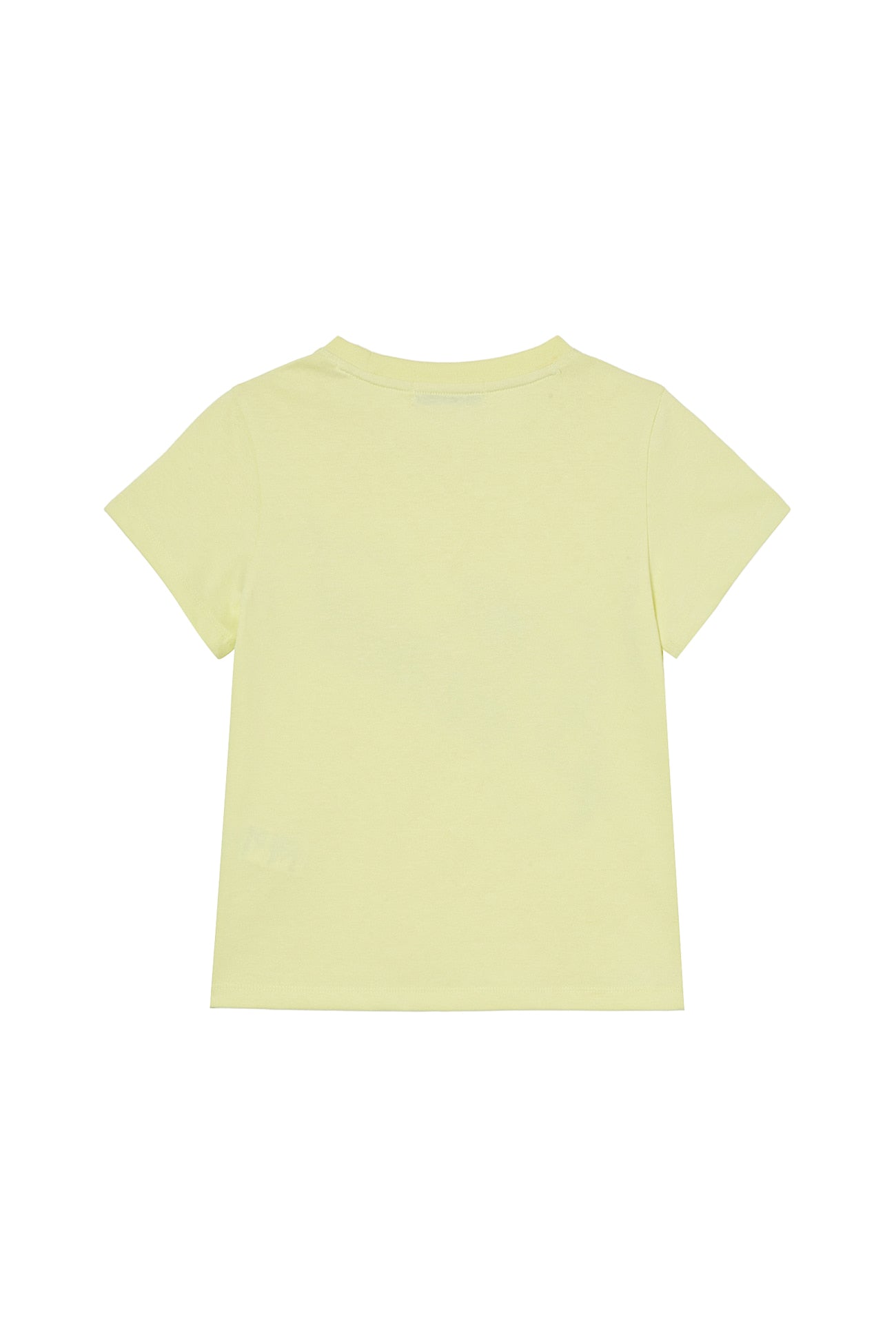 Deinet - Rose Typo Graphic T-Shirt (Light Yellow) product image 10 | TRAB K-Fashion Australia