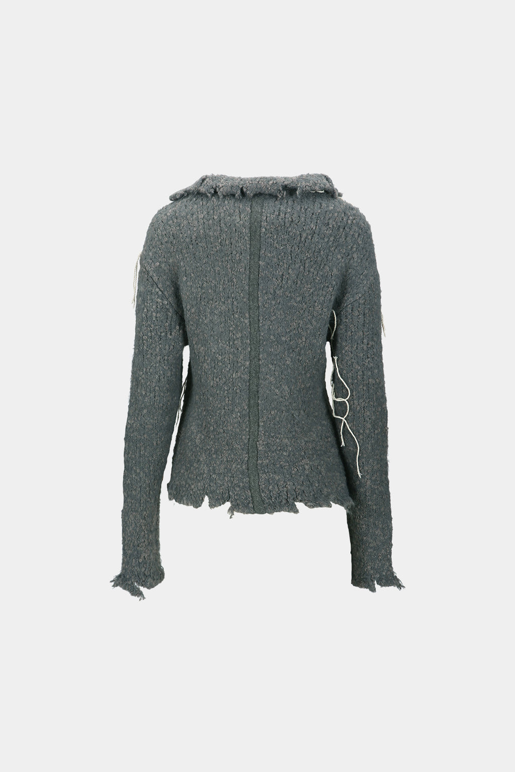 Andersson Bell - Harlow Damaged Knit Jacket (Grey) product image 10 | TRAB K-Fashion Australia