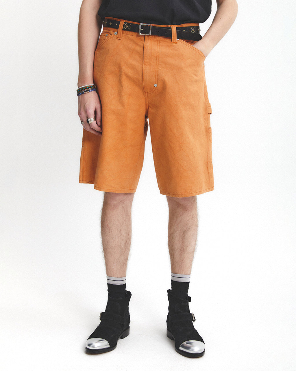 Eastlogue - Carpenter Shorts (Orange) product image 2 | TRAB K-Fashion Australia