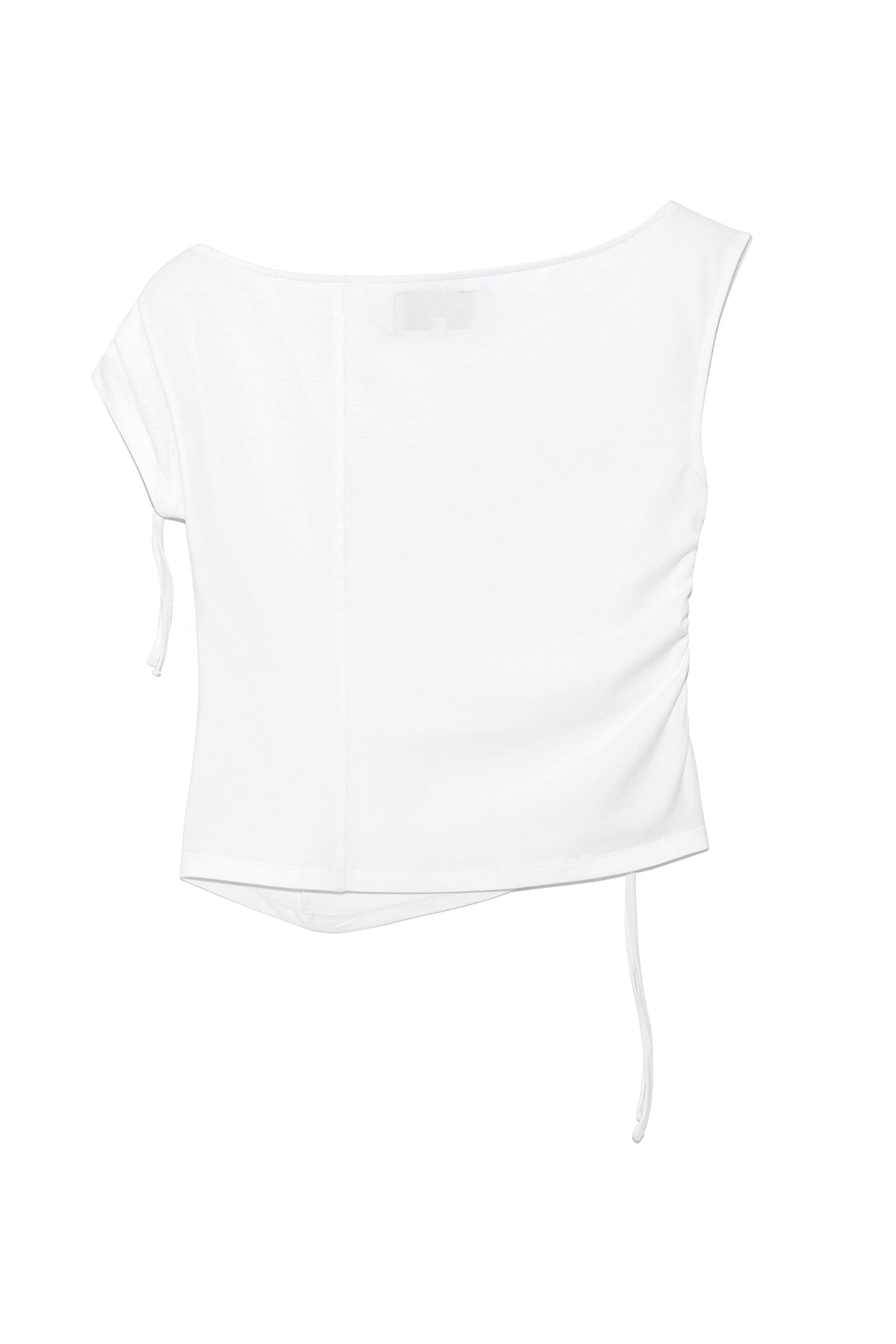 Matin Kim - String Off Shoulder Slim Top (White) product image 2 | TRAB K-Fashion Australia