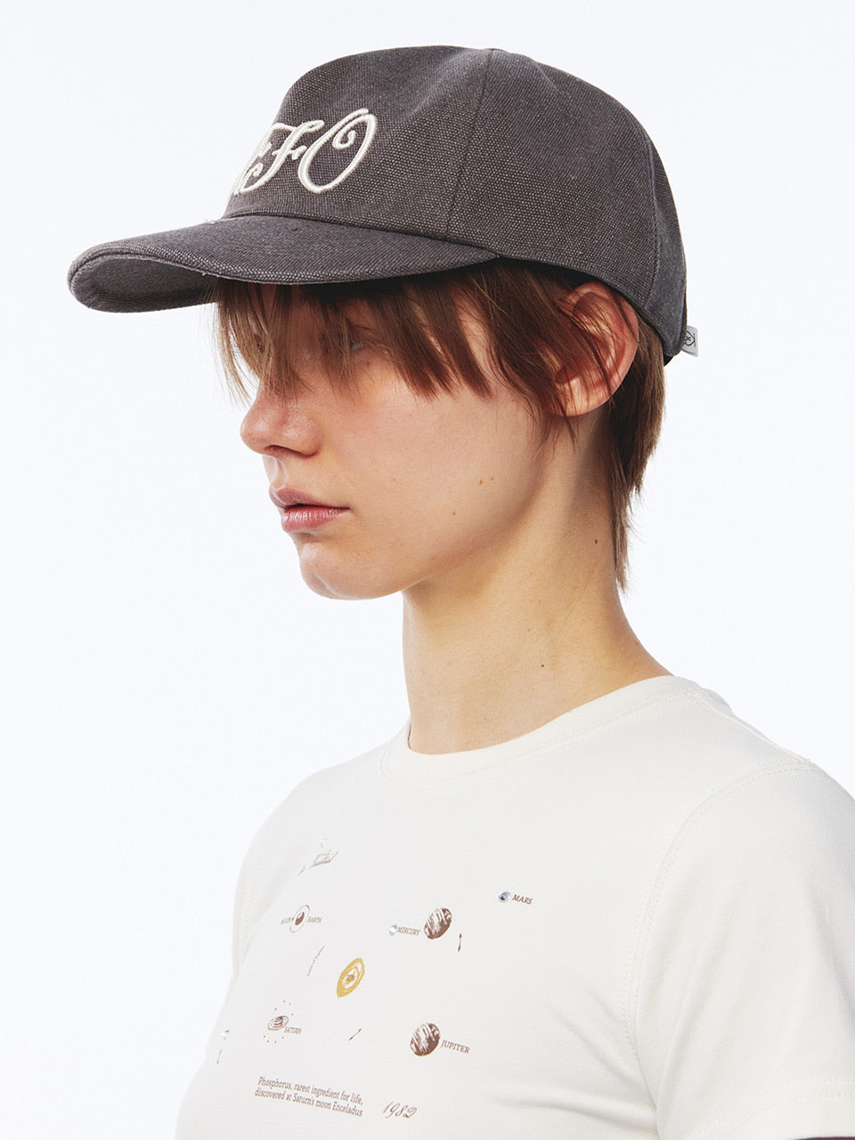 Kijun - UFO Camp Cap (Charcoal) product image 1 | TRAB K-Fashion Australia
