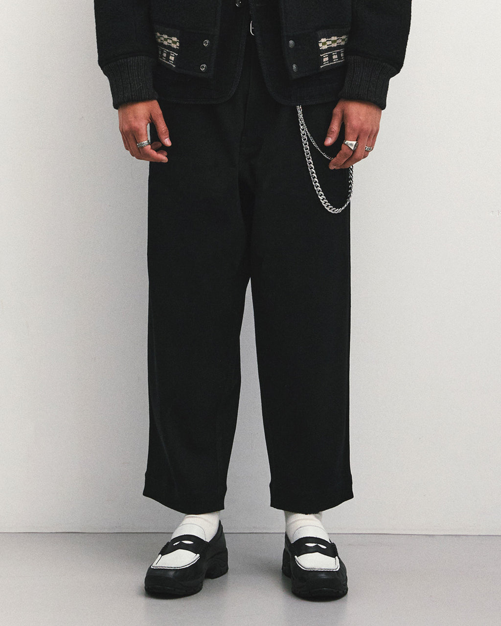 Eastlogue - Tender Easy Pants (Black Twill) product image 2 | TRAB K-Fashion Australia