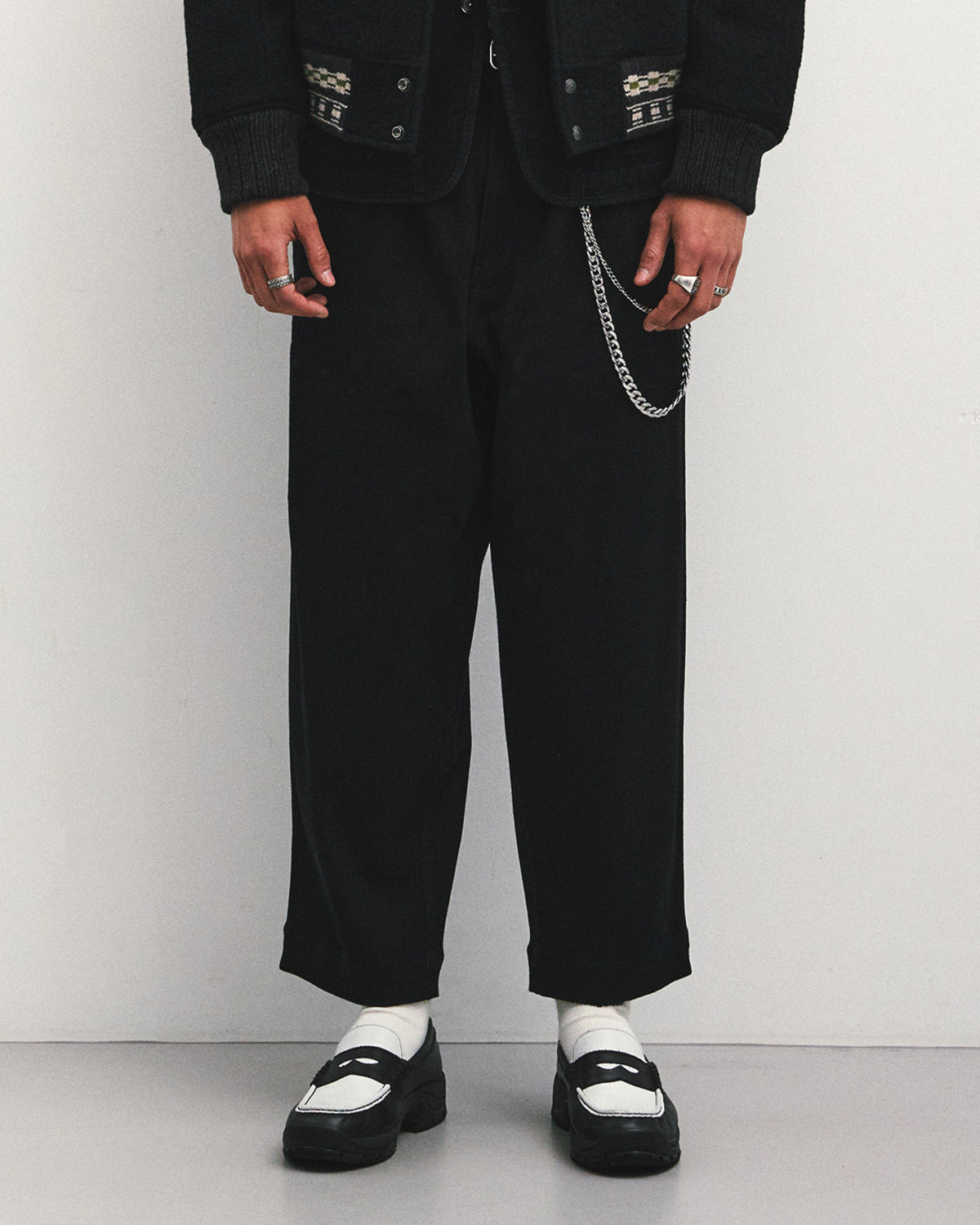 Eastlogue - Tender Easy Pants (Black Twill) product image 2 | TRAB K-Fashion Australia