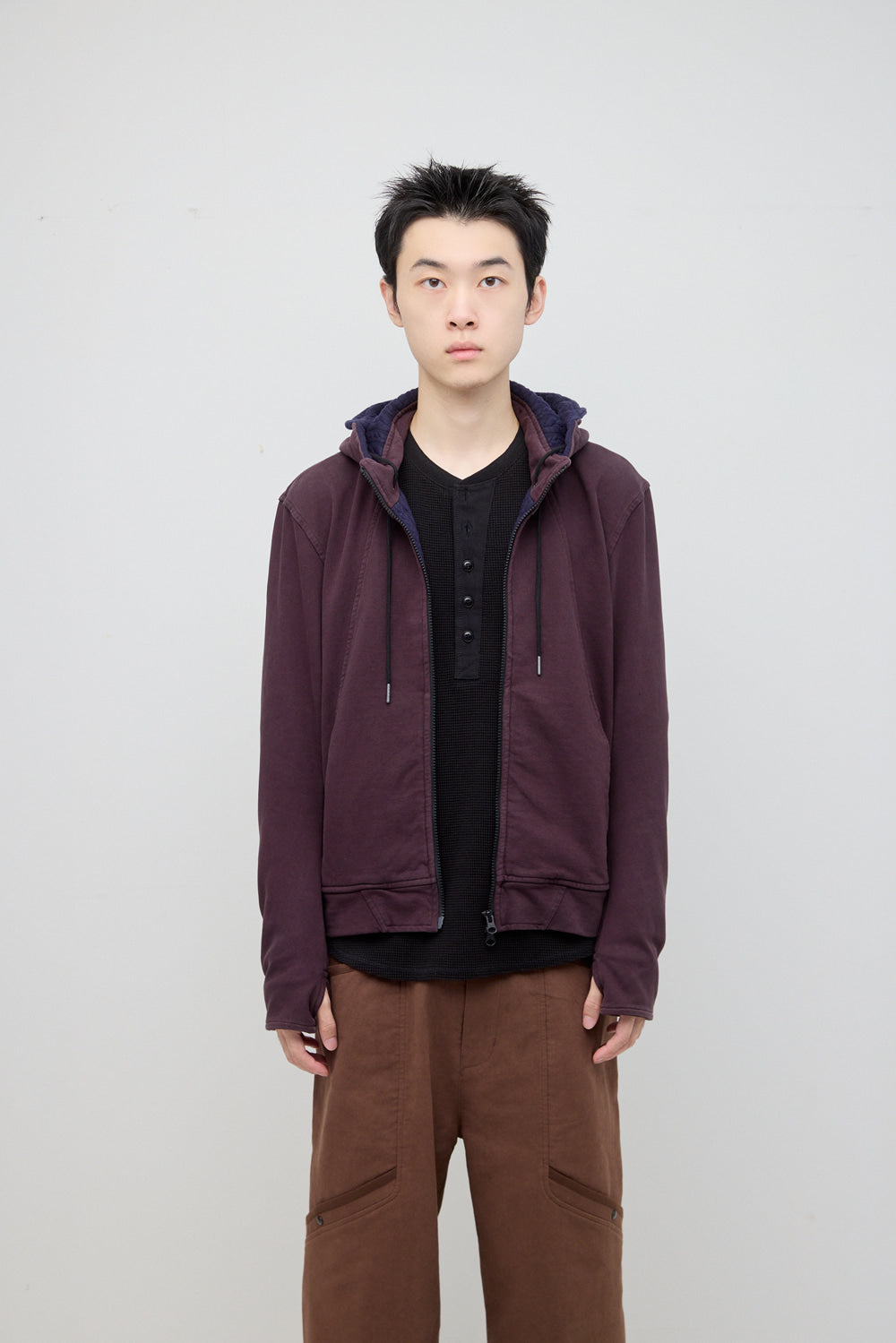 Hatchingroom - Twist Hoodie (Dark Purple) product image 7 | TRAB K-Fashion Australia
