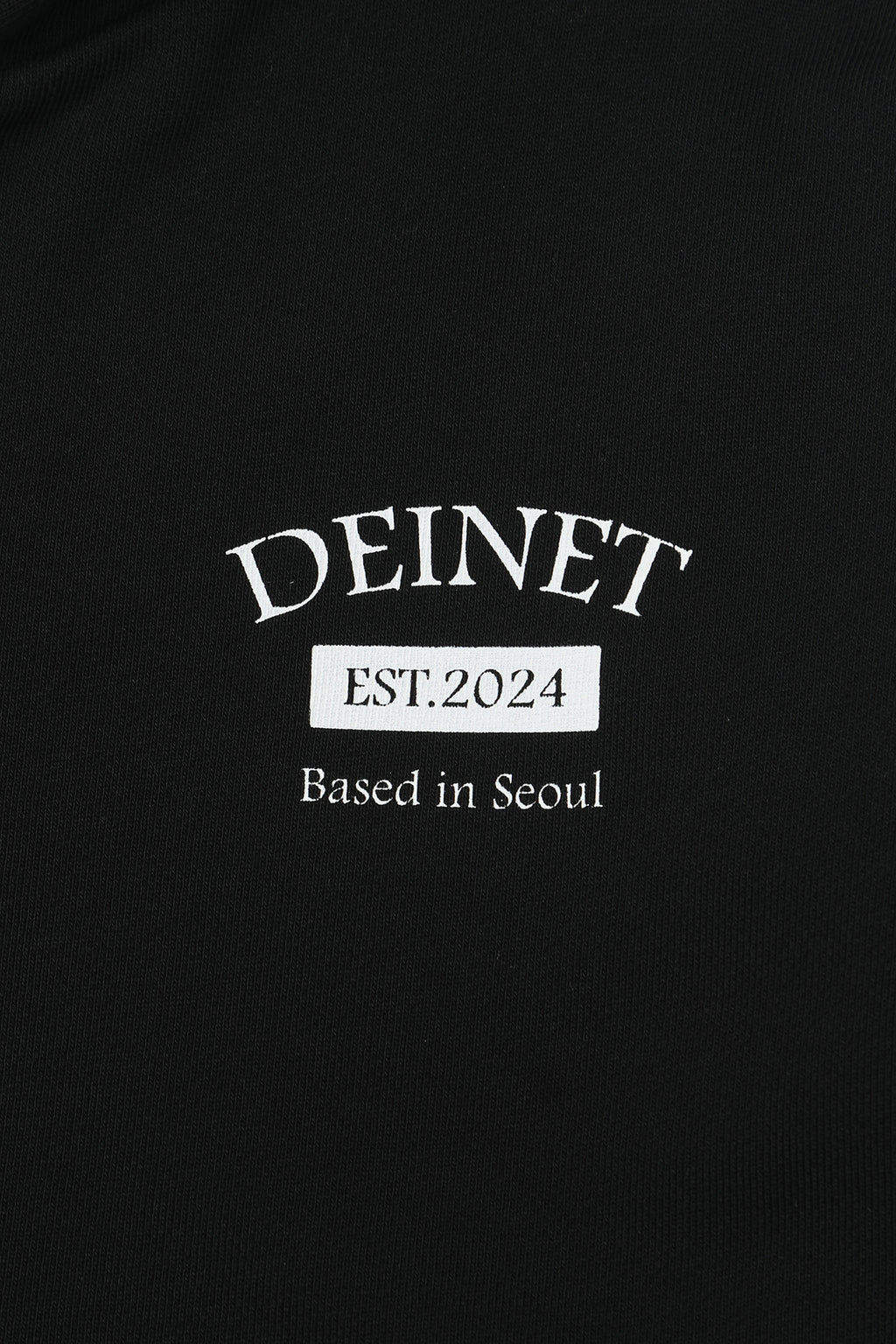 Deinet - German Lettering Hoodie Zip-Up (Black) product image 12 | TRAB K-Fashion Australia