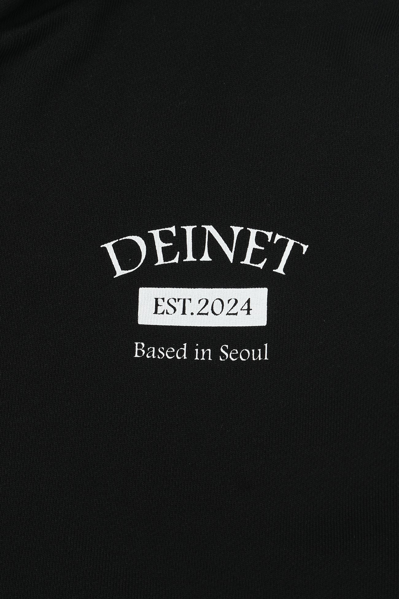 Deinet - German Lettering Hoodie Zip-Up (Black) product image 12 | TRAB K-Fashion Australia