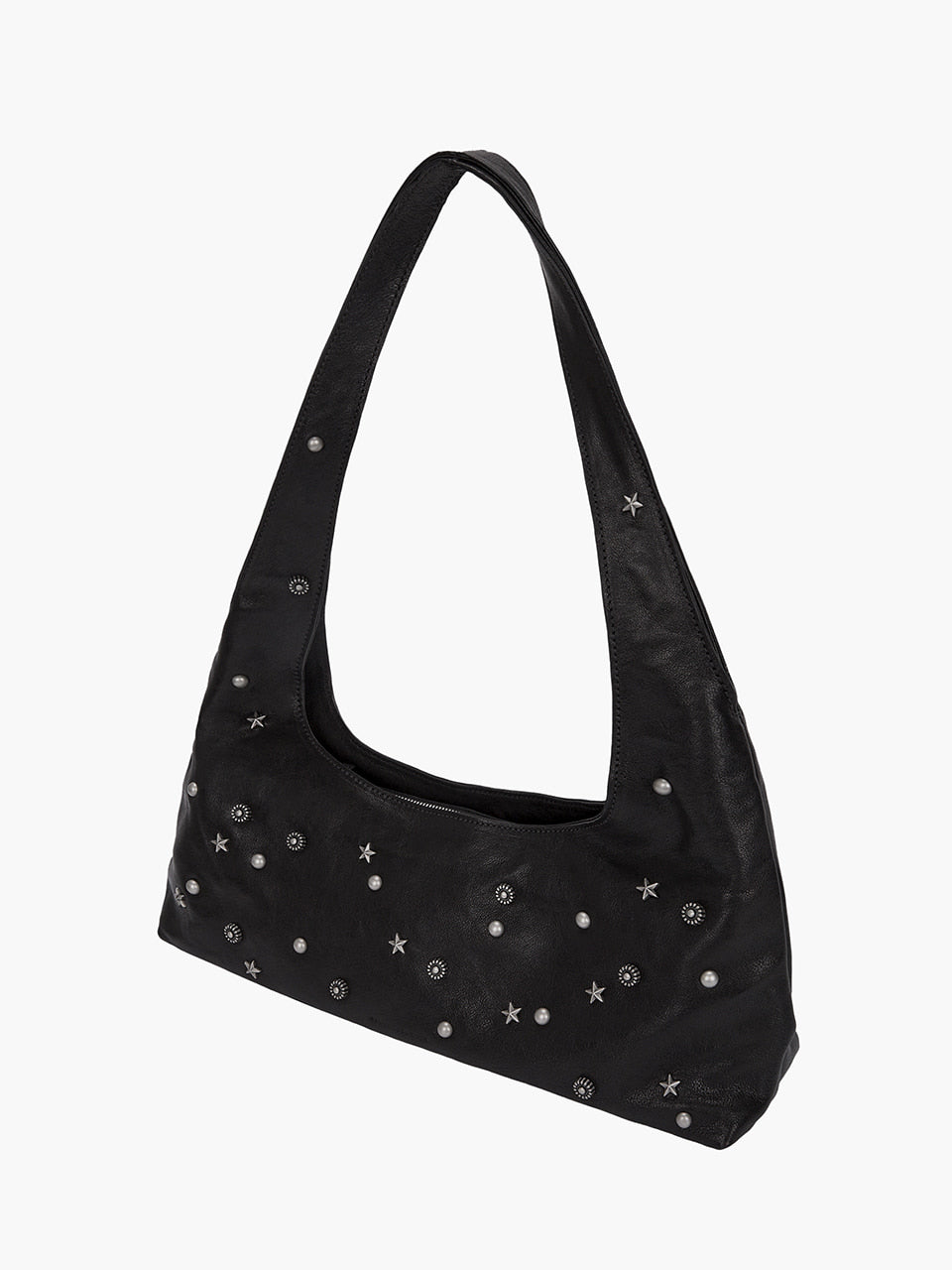 Marge Sherwood - Halter Hobo (Black Studded Washed Nappa) product image 7 | TRAB K-Fashion Australia