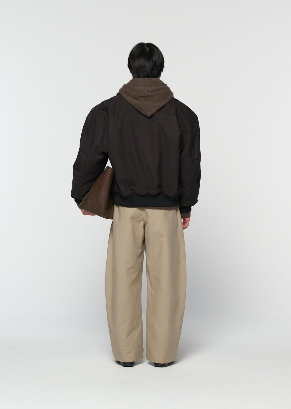 Amomento - cotton reversible shearling jumper (Black) product image 4 | TRAB K-Fashion Australia