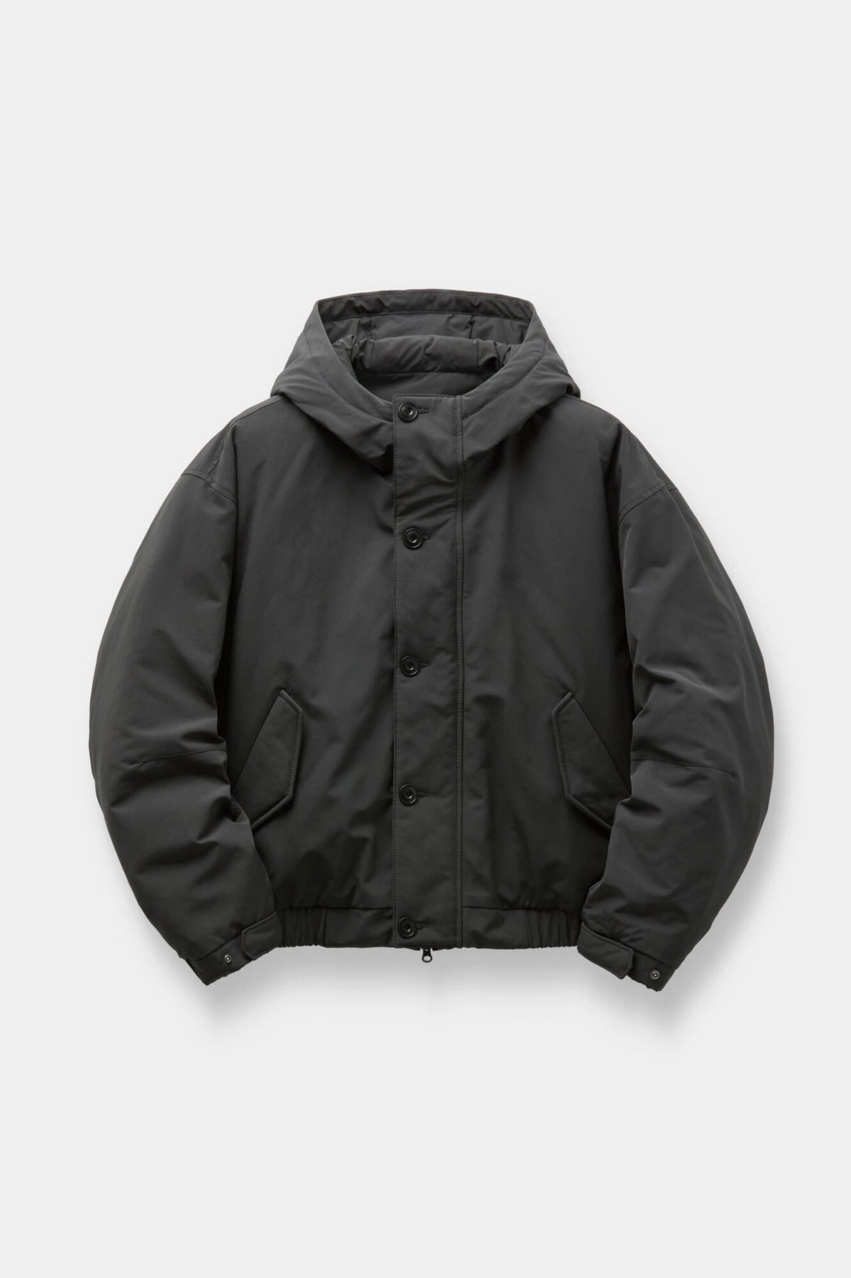 Coor - Button Duck Down Flight Bomber (Charcoal) product image 1 | TRAB K-Fashion Australia