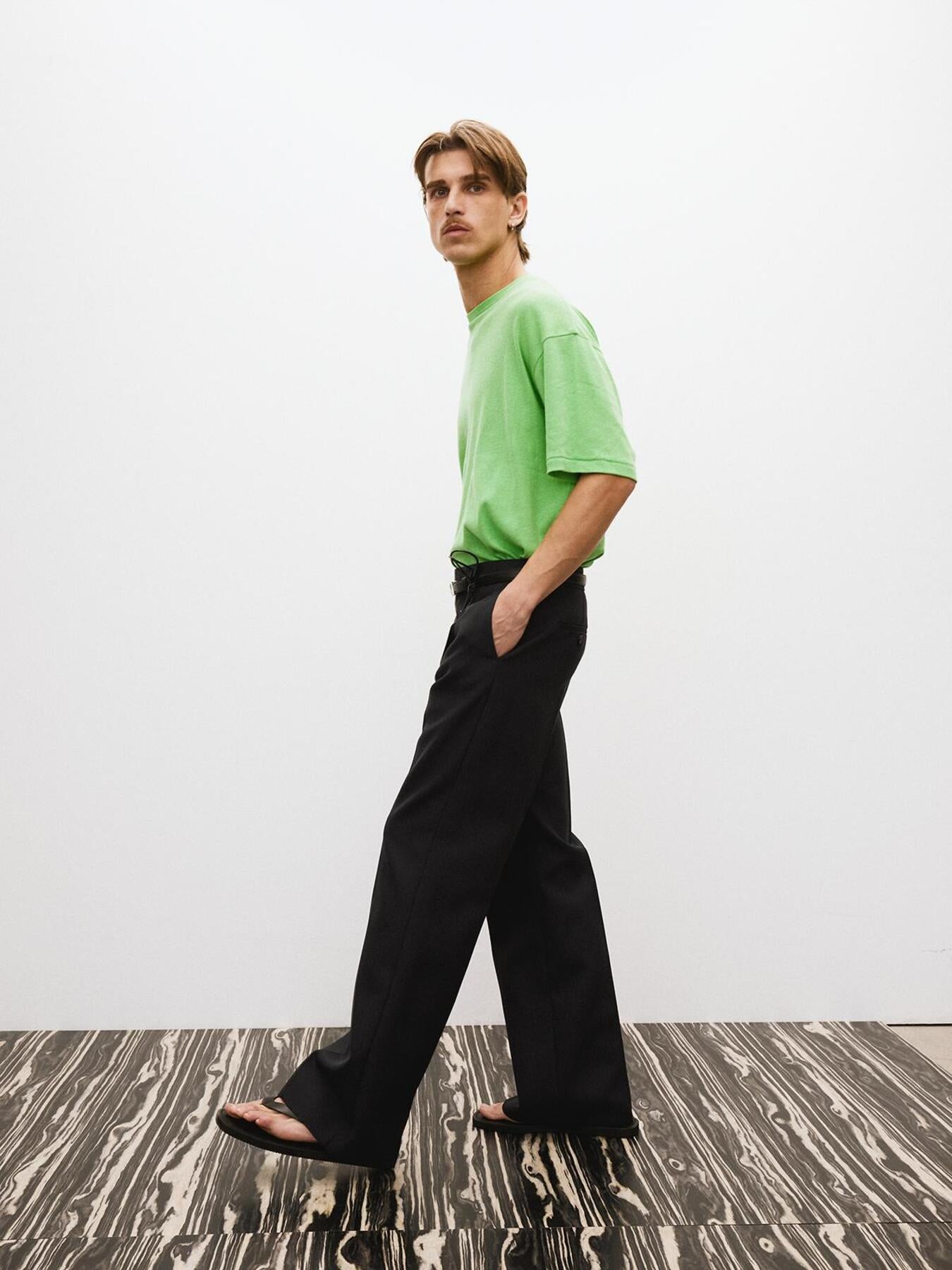 Recto - Signature Rc Flared Pants (Vintage Navy) product image 4 | TRAB K-Fashion Australia