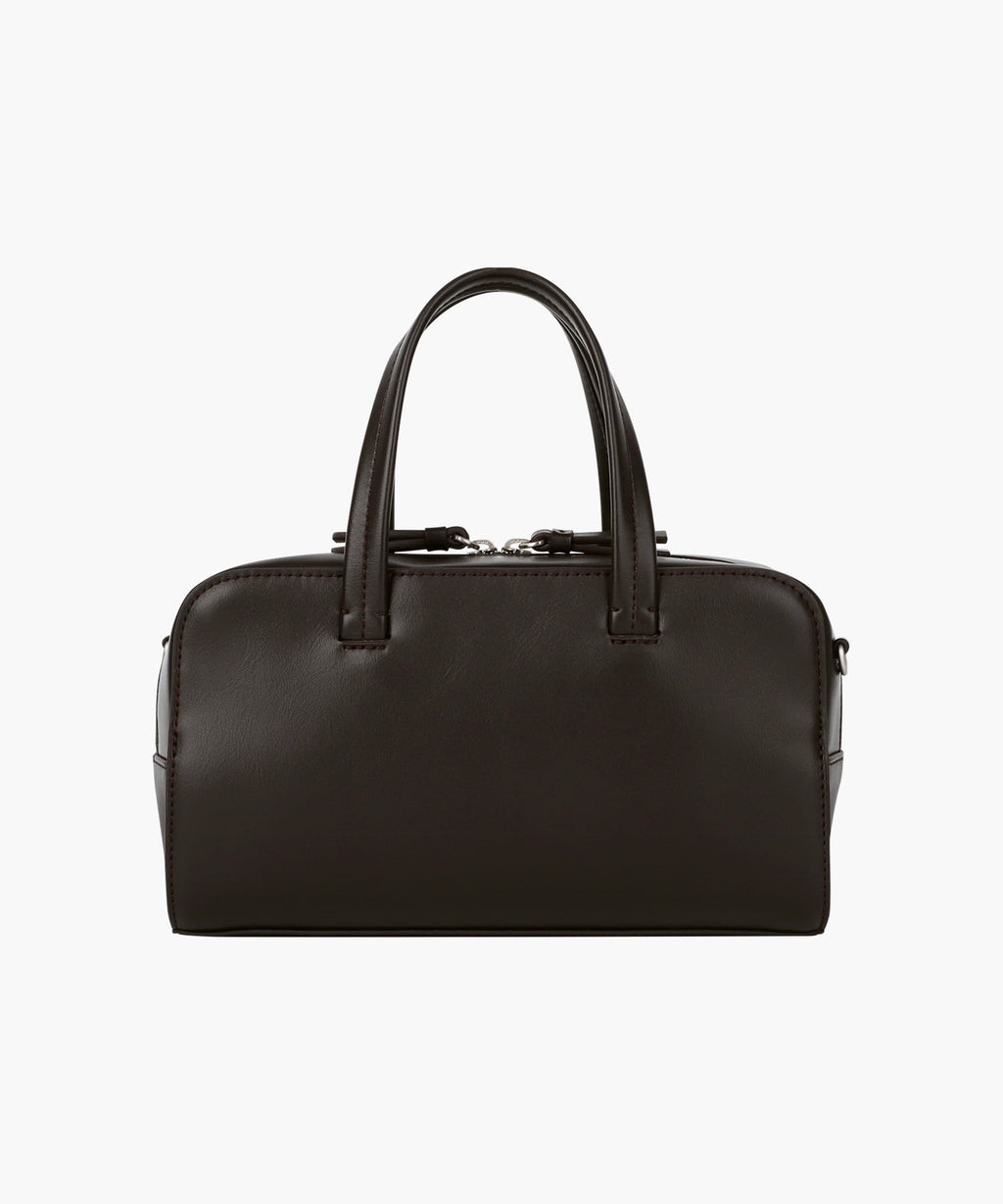 Marithe & Francois Girbaud - Classic Logo Square Cross Bag (Dark Brown) product image 3 | TRAB K-Fashion Australia