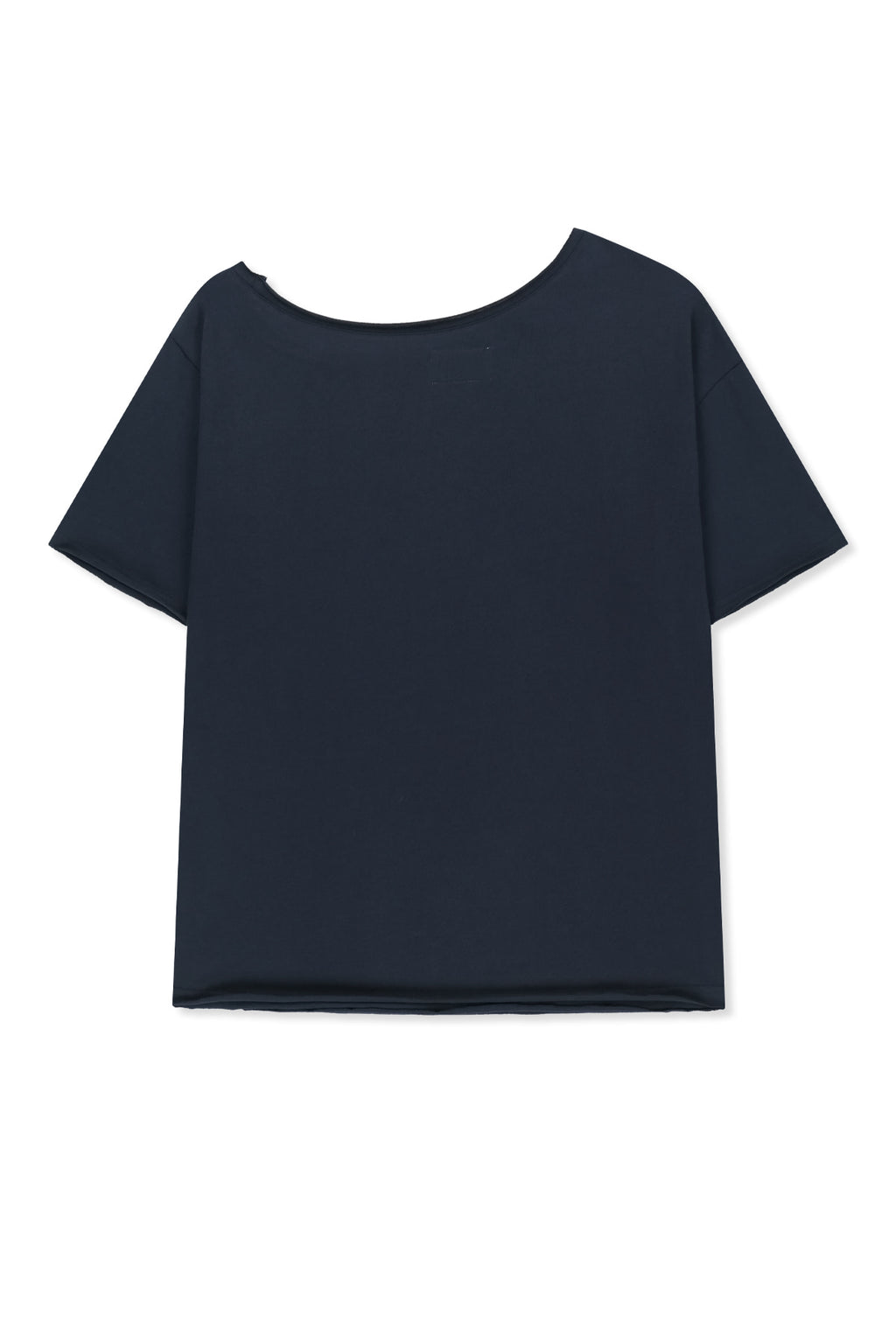 Matin Kim - Mtk 16 Graffiti Logo Asymmetric Top (Navy) product image 2 | TRAB K-Fashion Australia