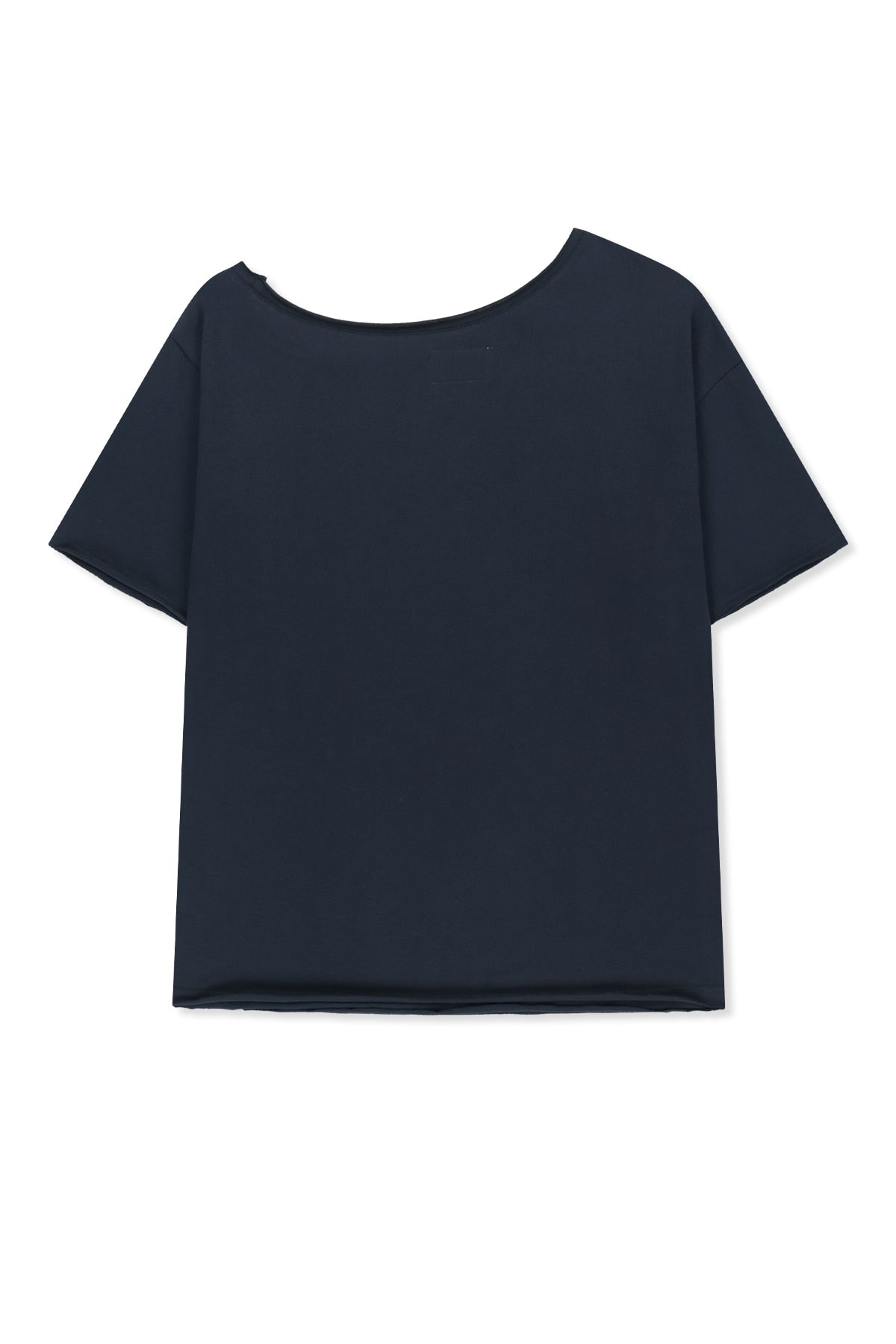Matin Kim - Mtk 16 Graffiti Logo Asymmetric Top (Navy) product image 2 | TRAB K-Fashion Australia