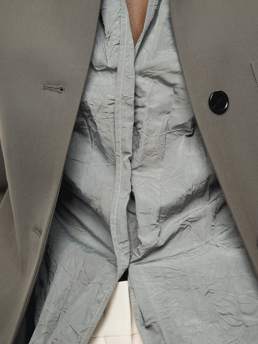 Recto - Whole Crease Blouse (Stone Grey) product image 8 | TRAB K-Fashion Australia