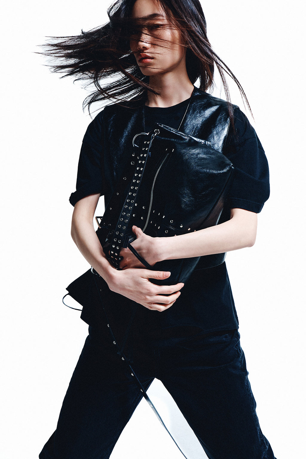 Deinet - 5way Zipper Noir Bag (Black) product image 6 | TRAB K-Fashion Australia