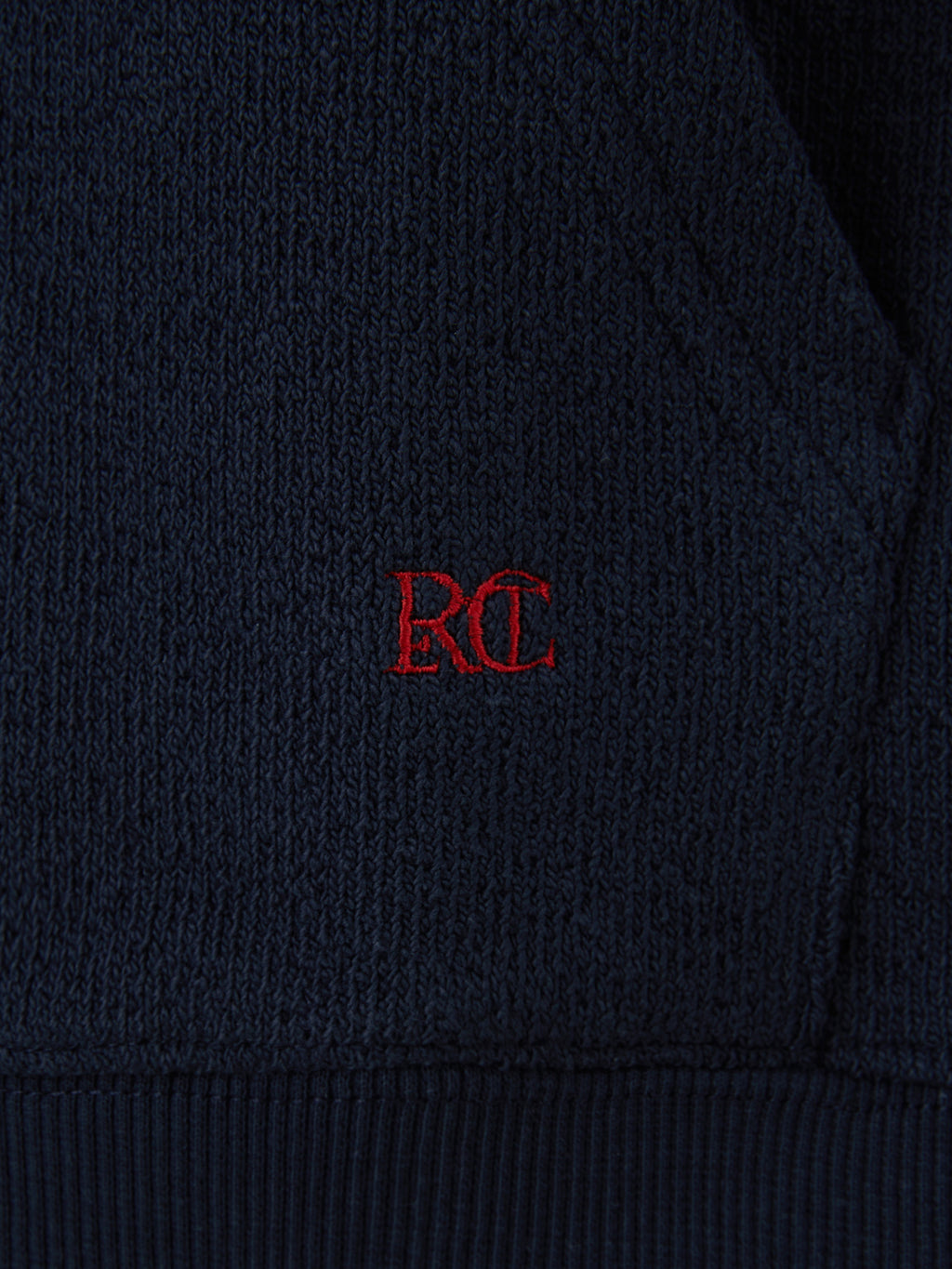 Recto - Rc Logo Hoodie Sweatshirt (Navy) product image 3 | TRAB K-Fashion Australia