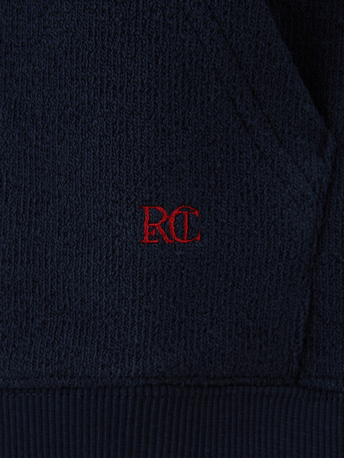 Recto - Rc Logo Hoodie Sweatshirt (Navy) product image 3 | TRAB K-Fashion Australia