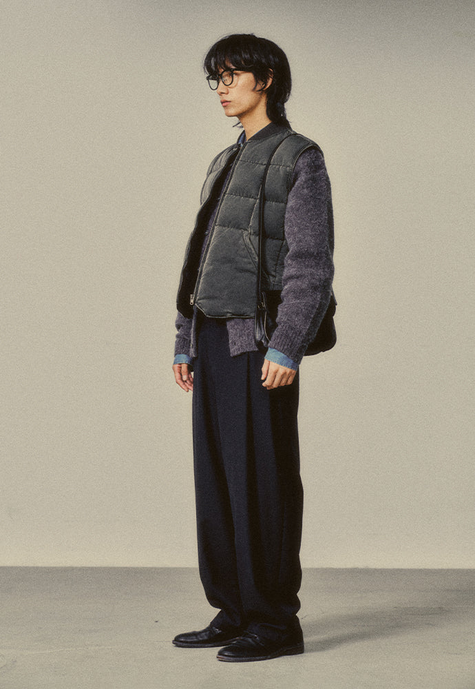 Art if acts - Garment Washed Quilted Vest (Faded Black) product image 2 | TRAB K-Fashion Australia