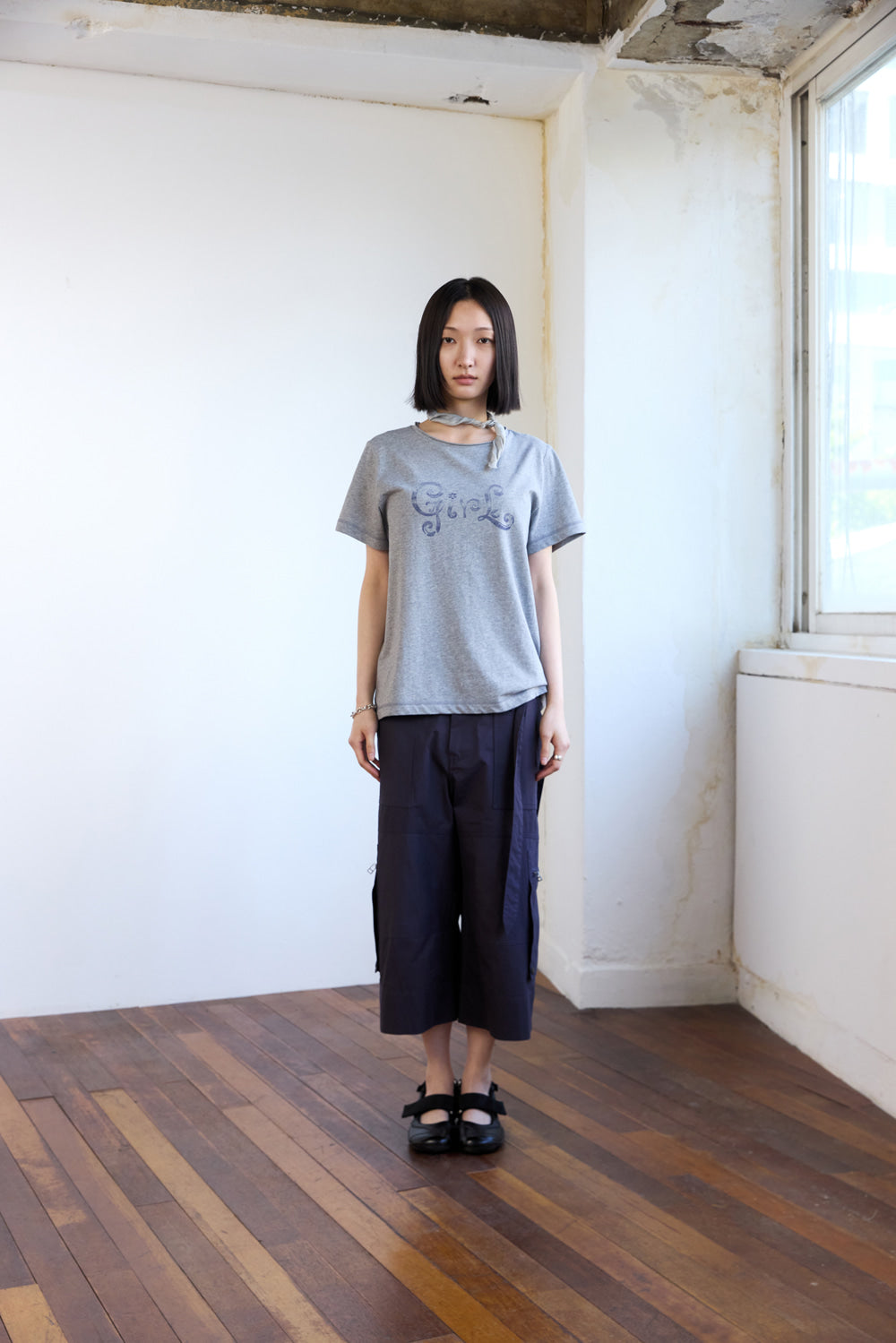 Hatchingroom - Roll Up Fatigue Shorts (Dark Purple) product image 12 | TRAB K-Fashion Australia