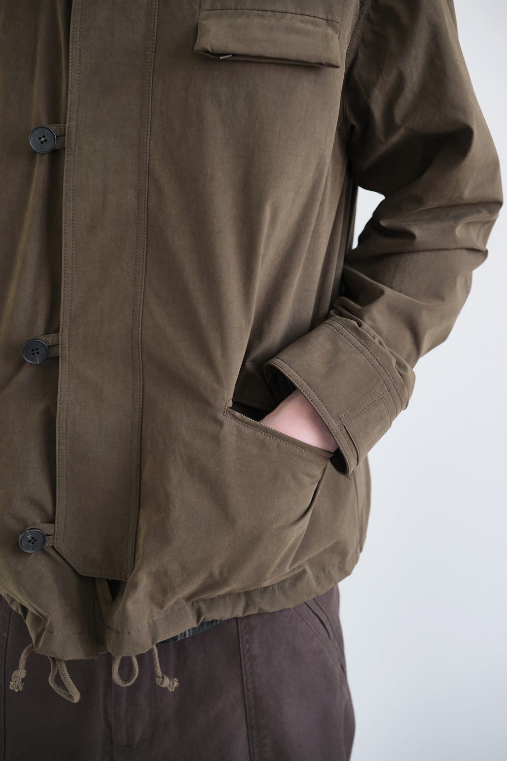 Hatchingroom - Regular Parka (Dark Khaki) product image 7 | TRAB K-Fashion Australia