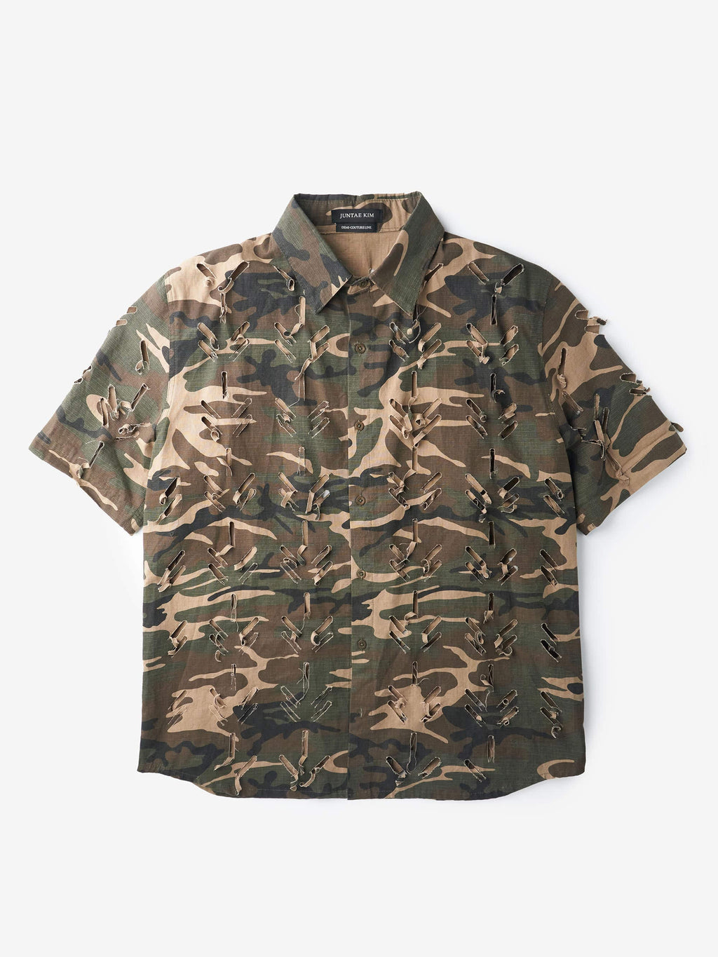 Juntae Kim - Laser-Slashed Shirts (OC8) product image 1 | TRAB K-Fashion Australia