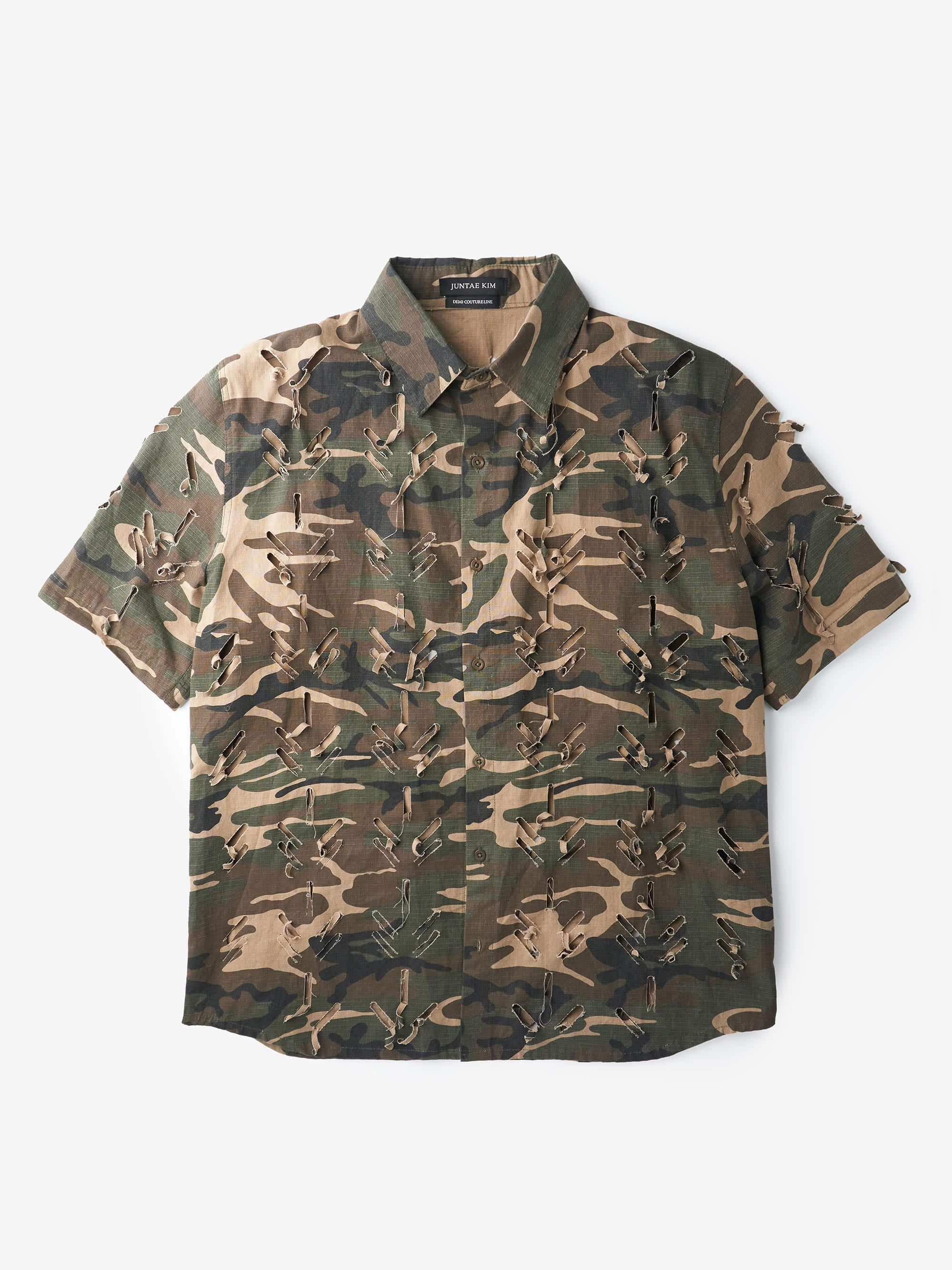 Juntae Kim - Laser-Slashed Shirts (OC8) product image 1 | TRAB K-Fashion Australia