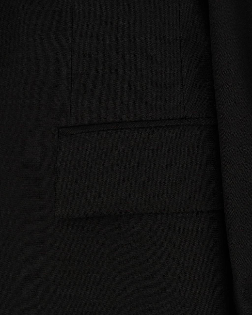 Kimhe Kim - Gathere Sleeve Wool-Blend Jacket (Black) product image 6 | TRAB K-Fashion Australia