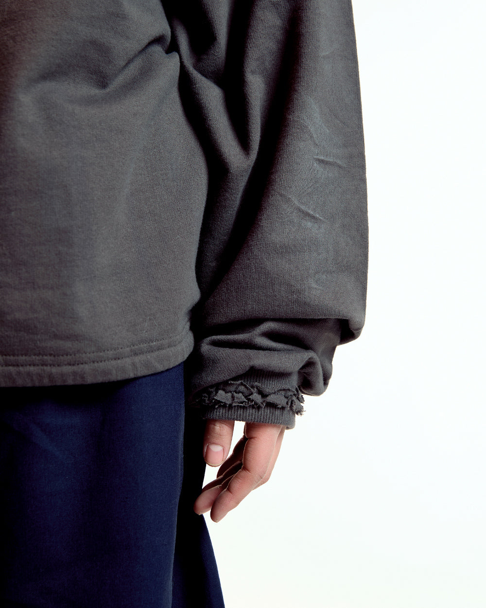 Coyseio - Drawstring Long Sleeve (Charcoal) product image 9 | TRAB K-Fashion Australia