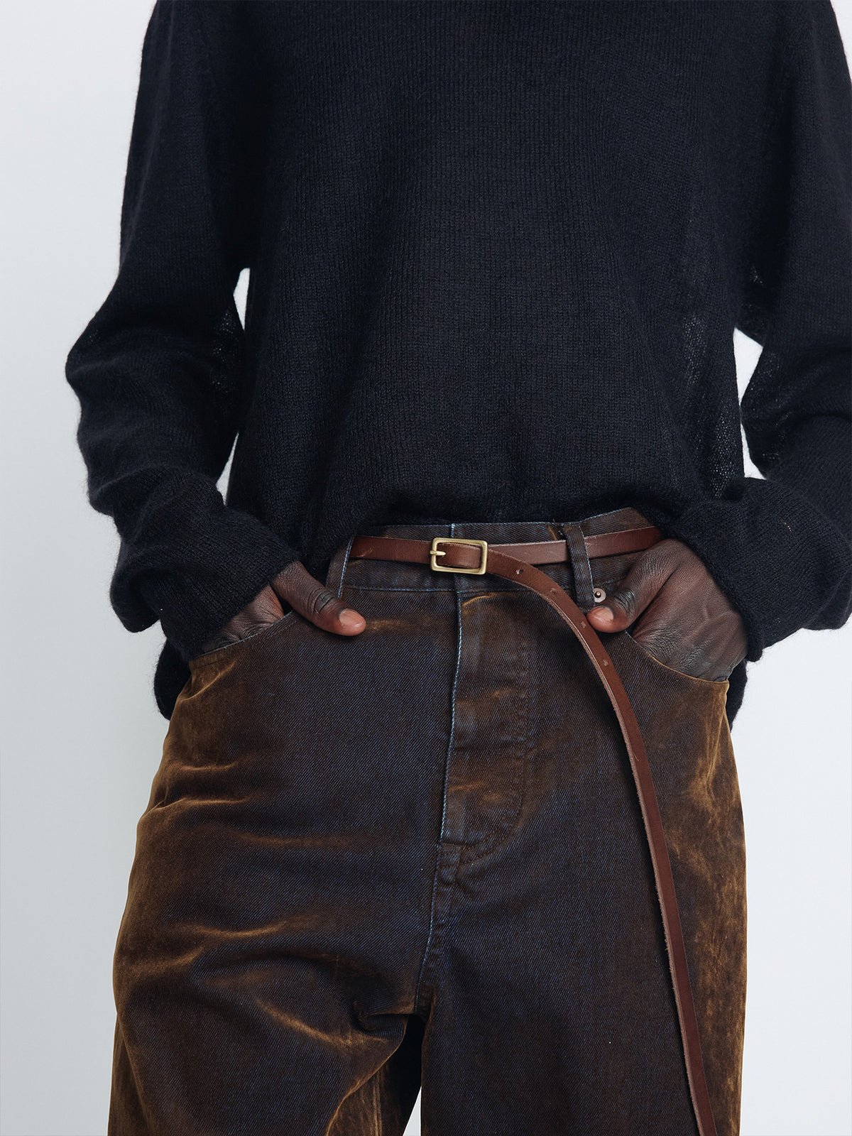 Tonywack - Kid Mohair Raw Knit (Black) product image 7 | TRAB K-Fashion Australia