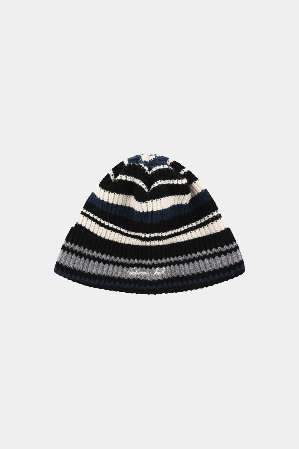 Andersson Bell - Unisex Multi Stripe Beanie (Black/Ecru) product image 4 | TRAB K-Fashion Australia