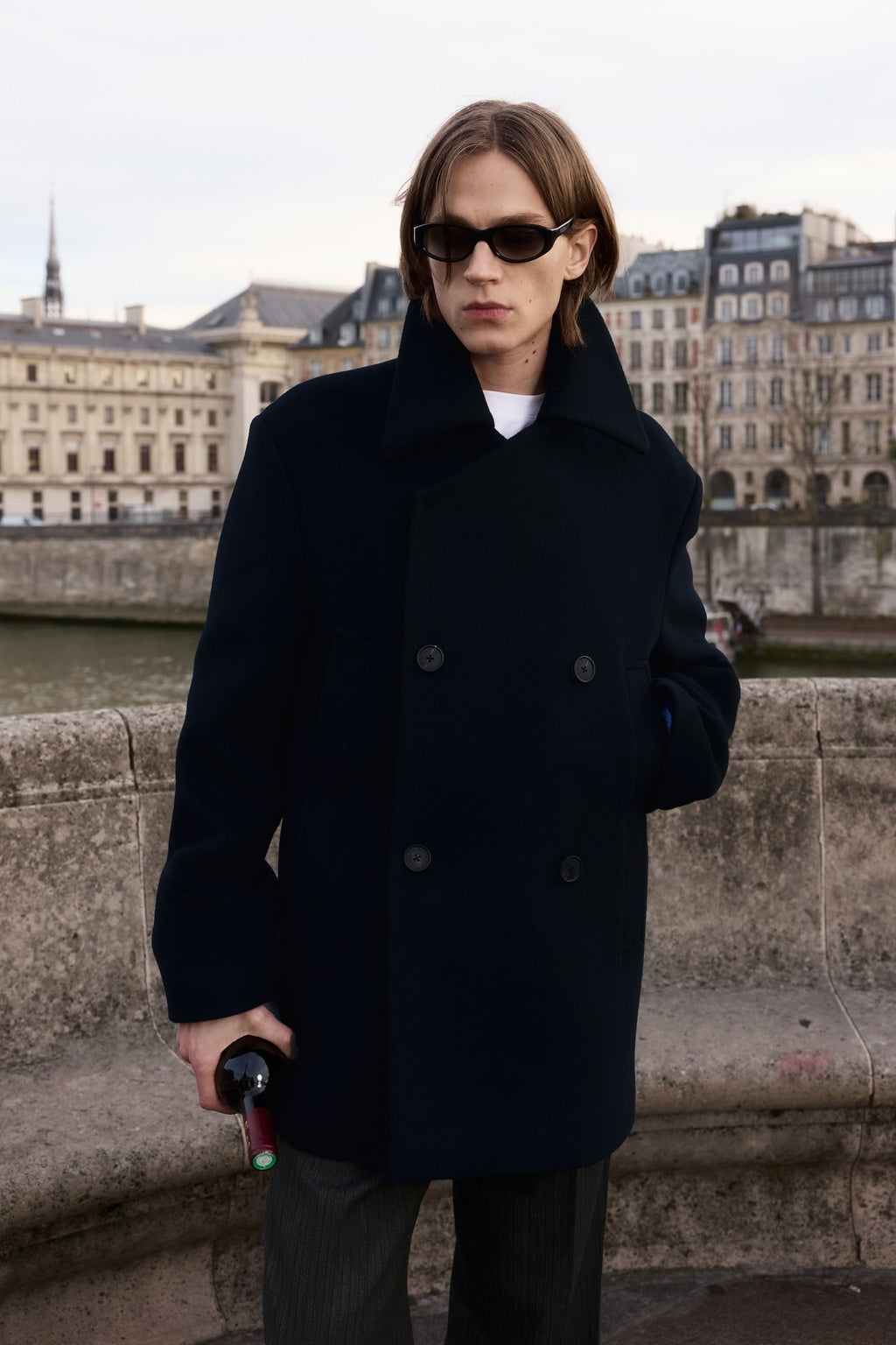 STU - Caban Coat In (Navy) product image 14 | TRAB K-Fashion Australia