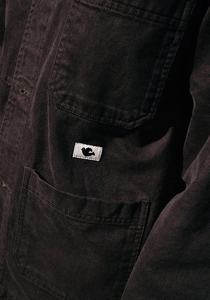Collect Pieces - Peace Bird Work Jacket (Dark Brown) product image 10 | TRAB K-Fashion Australia