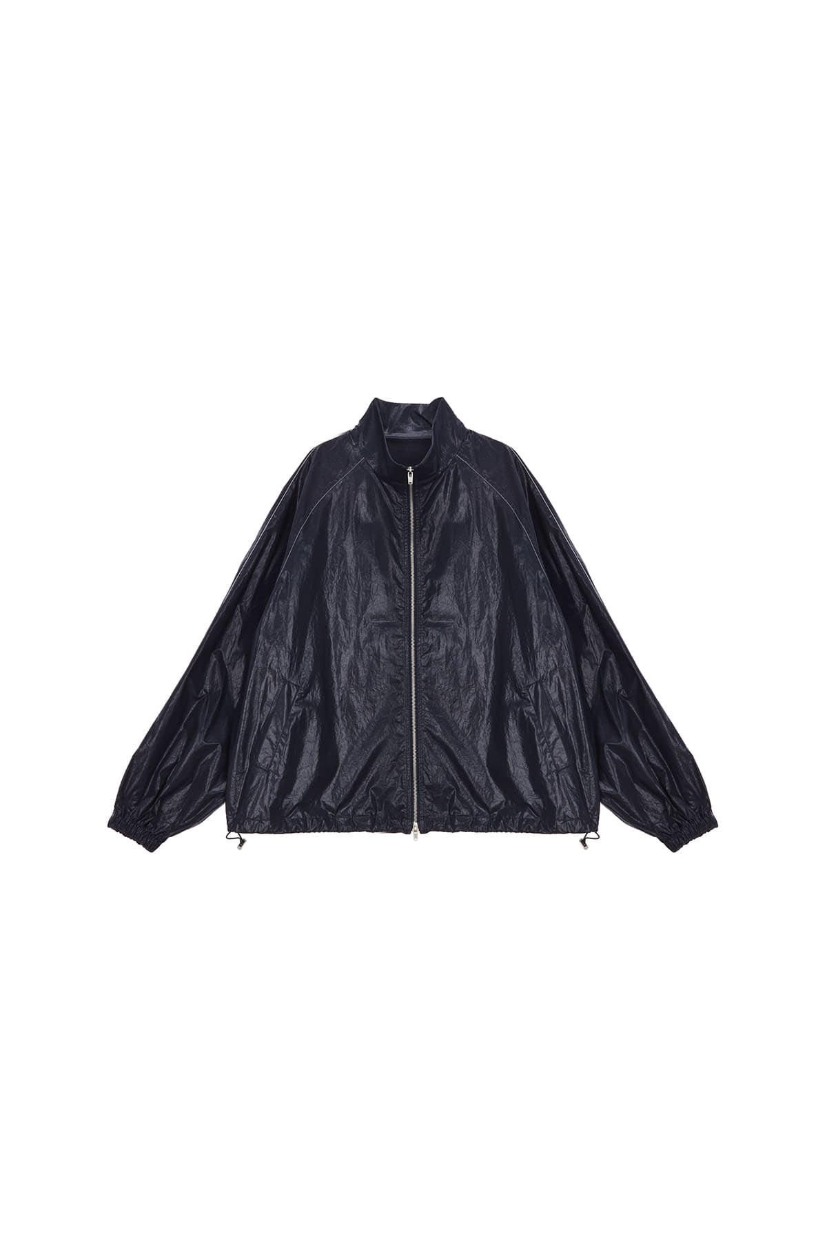 Matin Kim - Matin Kim Logo Coating Jumper (Navy) product image 2 | TRAB K-Fashion Australia