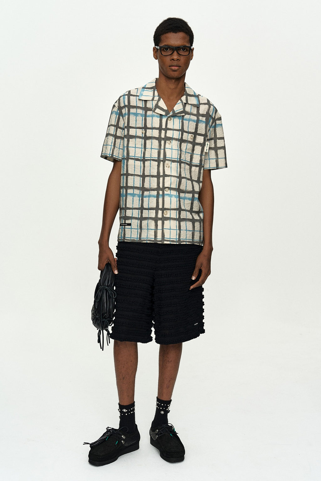 Andersson Bell - Kenley Knitted Shorts (Black) product image 1 | TRAB K-Fashion Australia