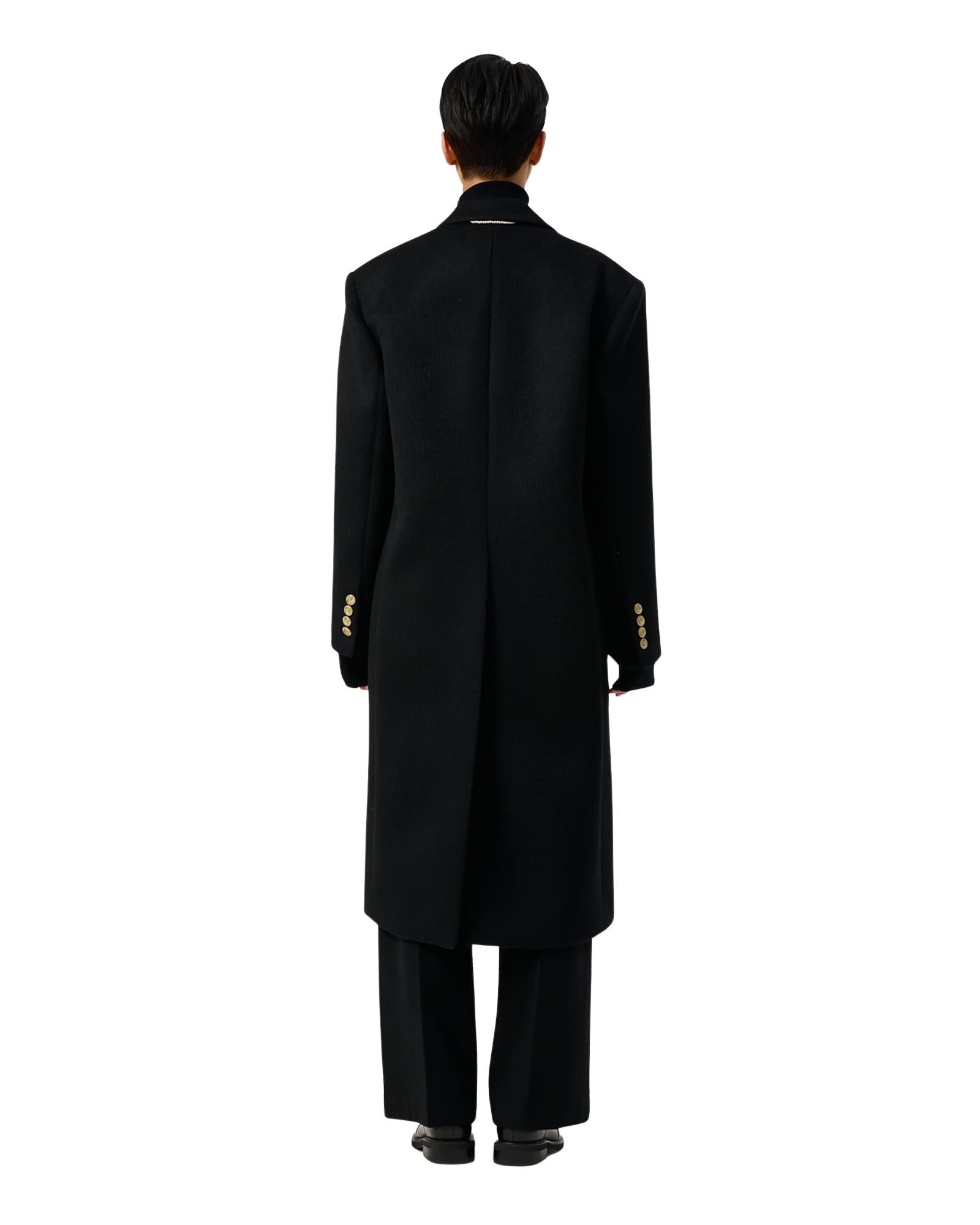 Kimhe Kim - Bi Color Double Breasted Coat (Black/Ivory) product image 20 | TRAB K-Fashion Australia