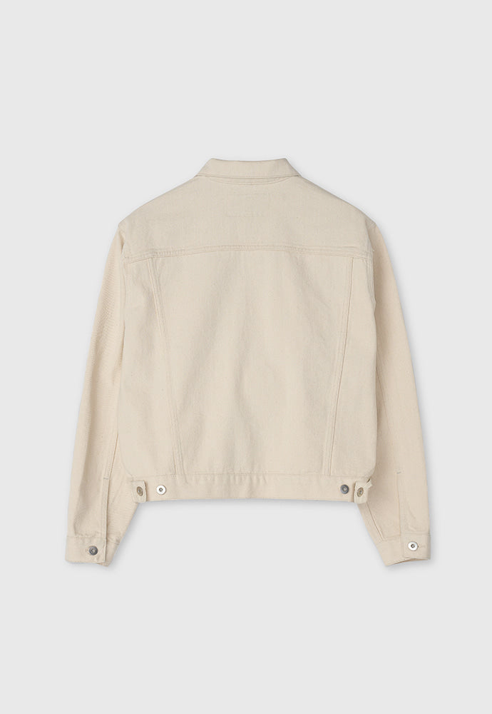 Tonywack - Denim Trucker Jacket 01 (Ecru) product image 8 | TRAB K-Fashion Australia