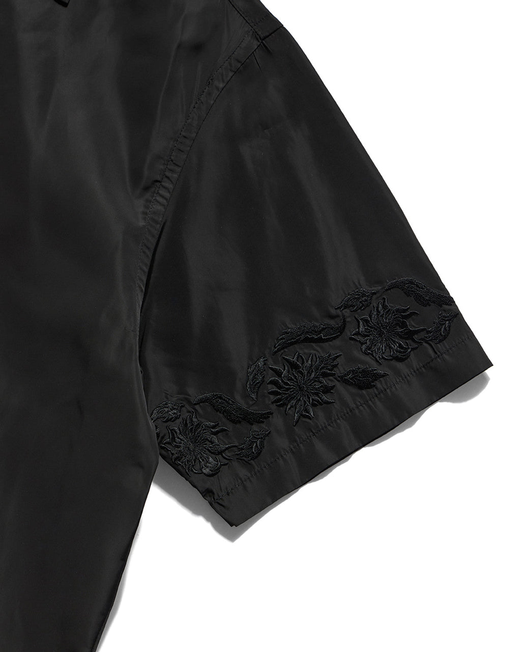 Eastlogue - Breezy Embroidered Half Shirts (Black) product image 8 | TRAB K-Fashion Australia