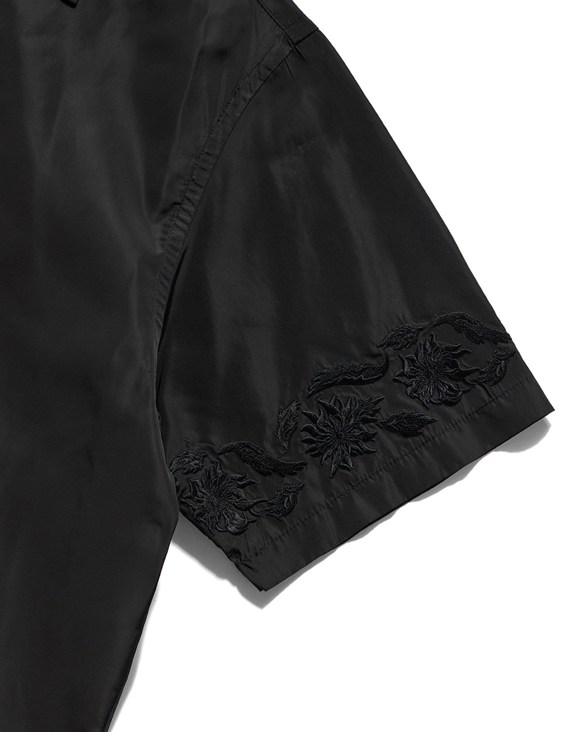 Eastlogue - Breezy Embroidered Half Shirts (Black) product image 8 | TRAB K-Fashion Australia
