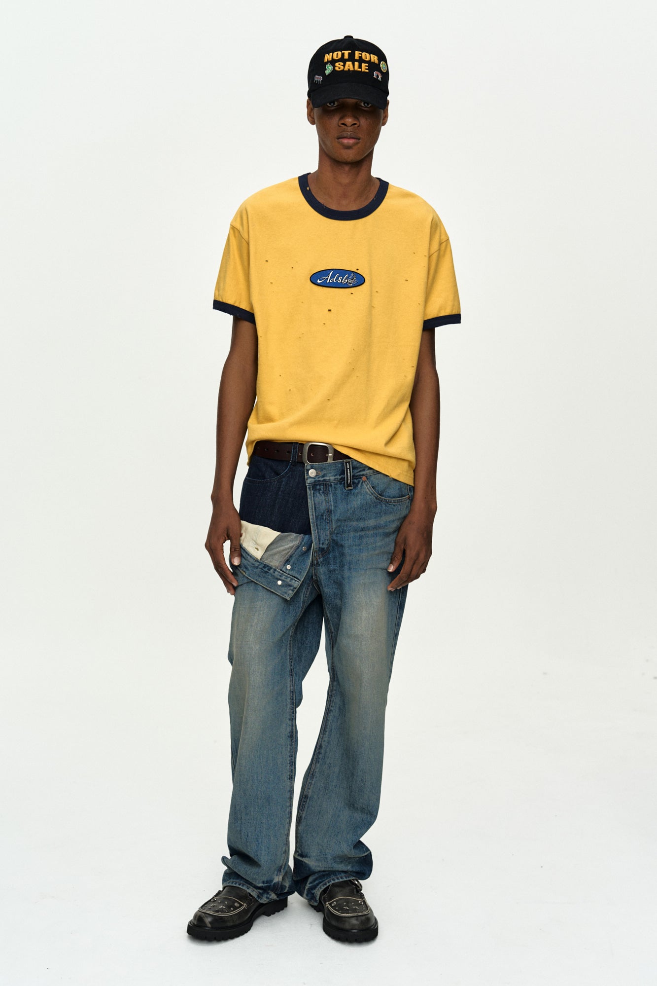 Andersson Bell - (essential) Adsb Logo Patch Ringer T-Shirt (Essential) product image 2 | TRAB K-Fashion Australia