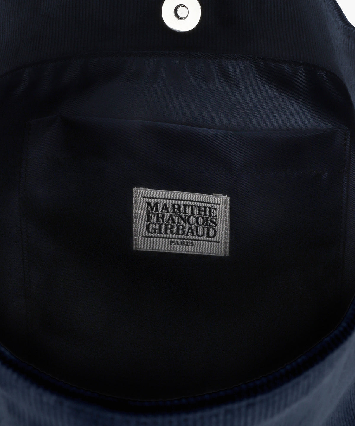 Marithe & Francois Girbaud - Classic Logo Corduroy Bag (Navy) product image 4 | TRAB K-Fashion Australia