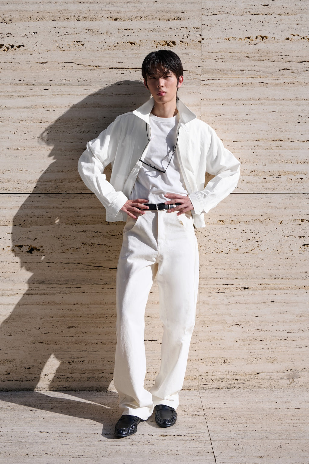 STU - Vintage Swing Jacket (White) product image 9 | TRAB K-Fashion Australia