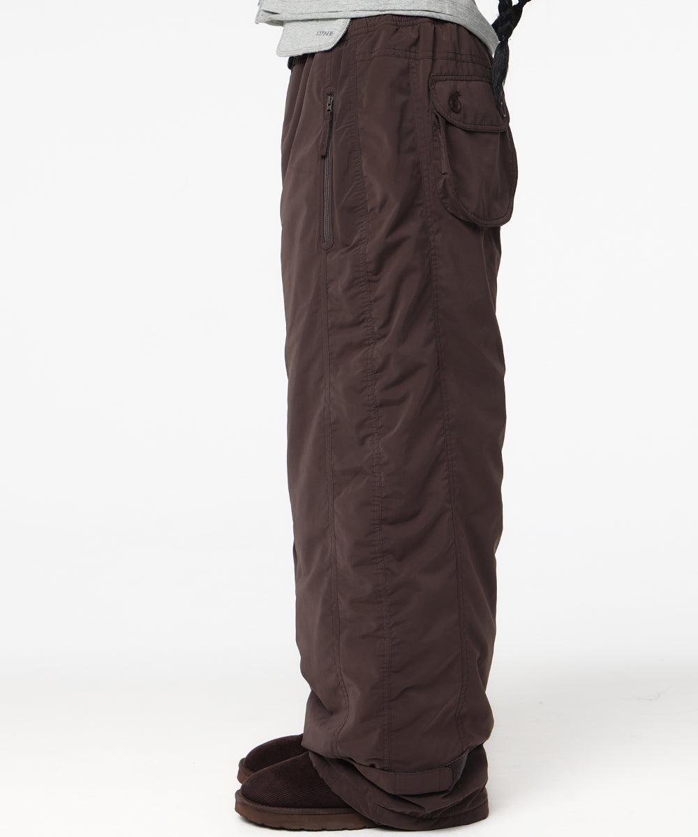 Coyseio - Puckering Padded Pants (Brown) product image 5 | TRAB K-Fashion Australia