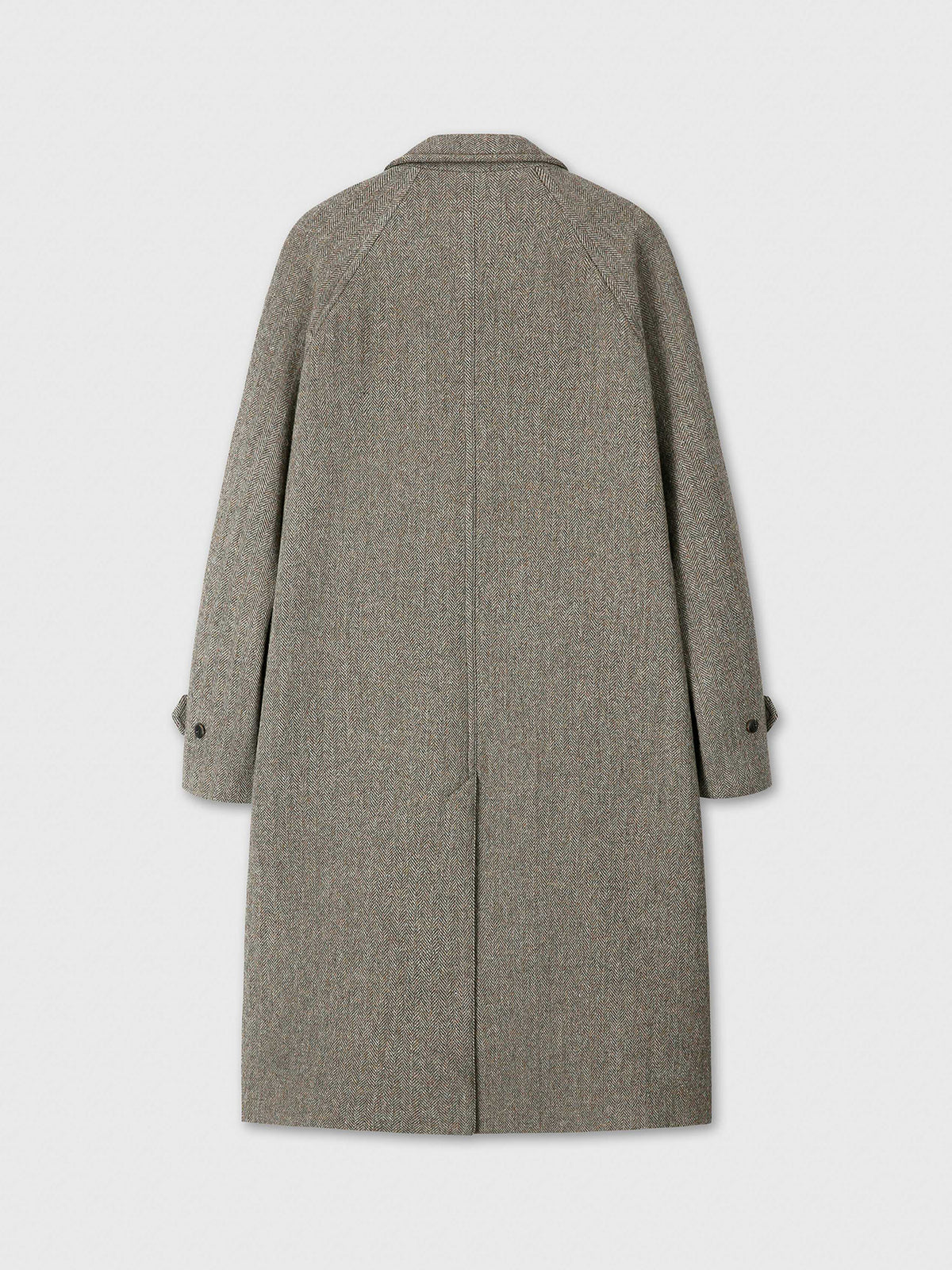 Tonywack - Herringbone Wool Raglan Overcoat (Patina Taupe) product image 10 | TRAB K-Fashion Australia