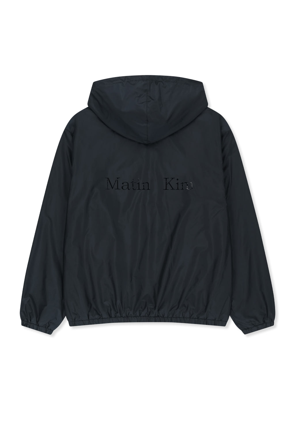 Matin Kim - Double Face Hoody Zip Up (Navy) product image 2 | TRAB K-Fashion Australia