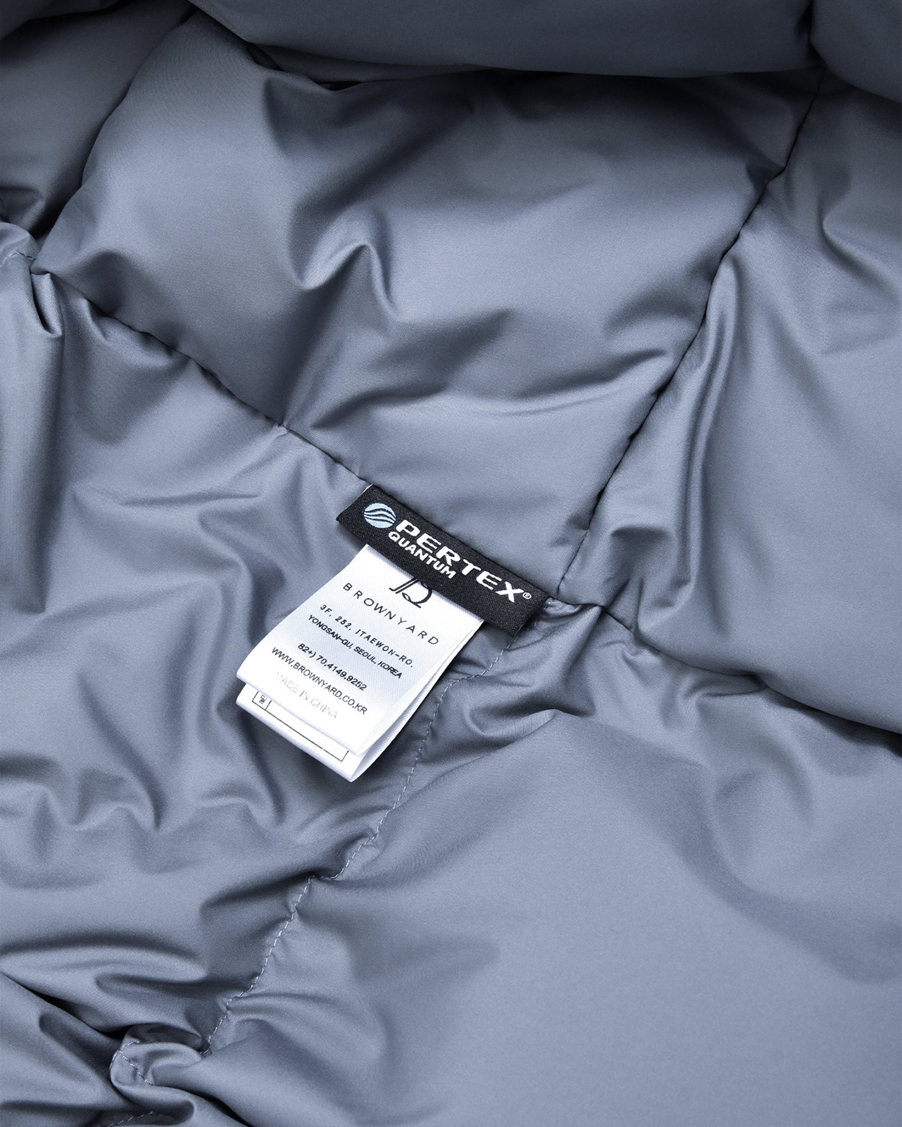 Brownyard - Utility Goose Down Parka (Blue Grey) product image 12 | TRAB K-Fashion Australia