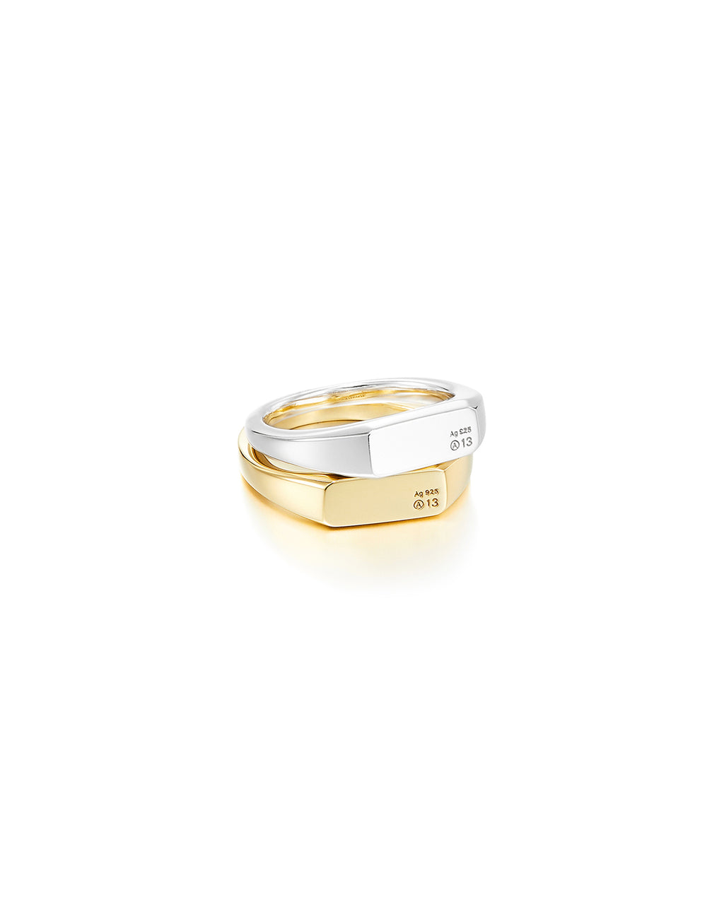 Numbering - A13 Slim Signet Ring #7401 product image 9 | TRAB K-Fashion Australia