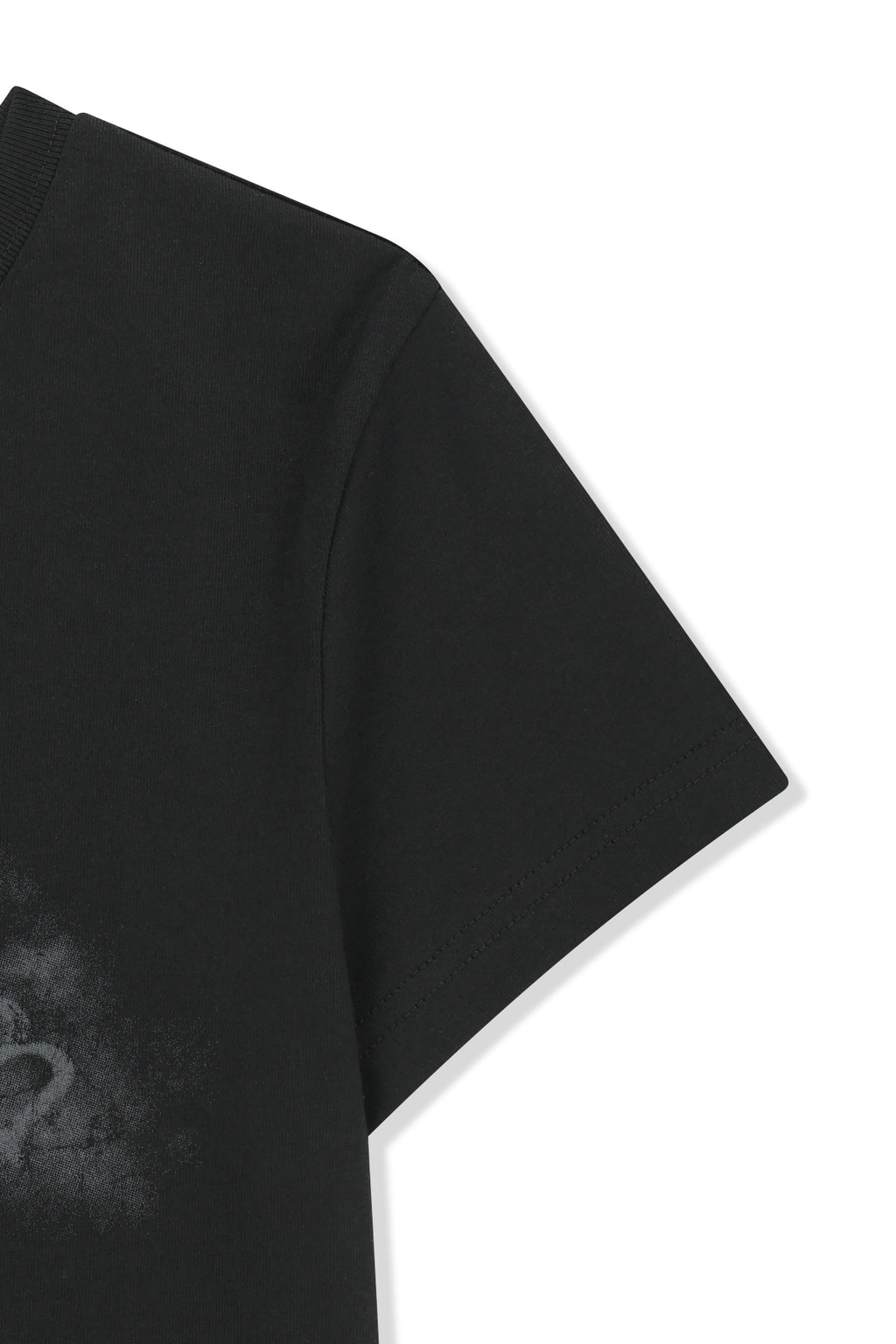 Matin Kim - Matin Kim Arch Logo Crop Top (Black) product image 4 | TRAB K-Fashion Australia