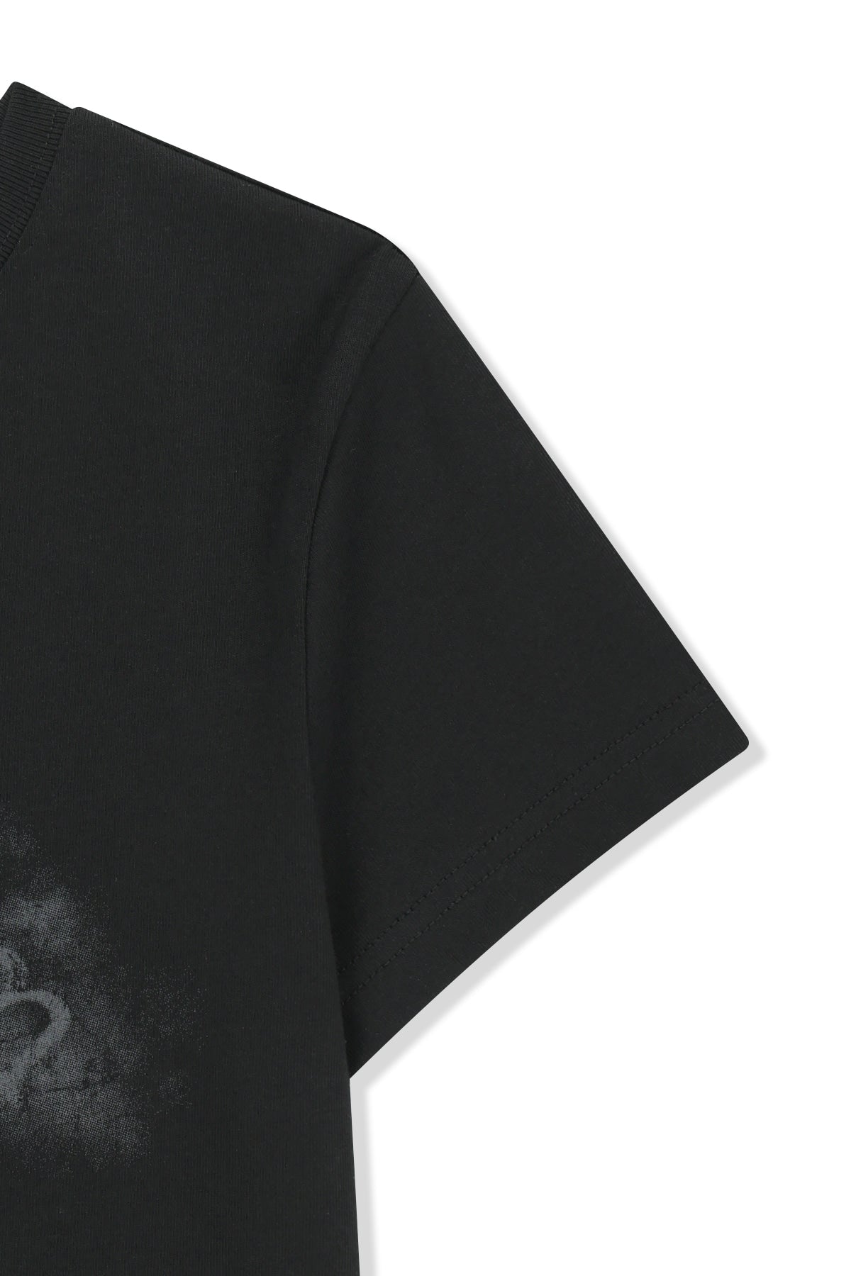 Matin Kim - Matin Kim Arch Logo Crop Top (Black) product image 4 | TRAB K-Fashion Australia
