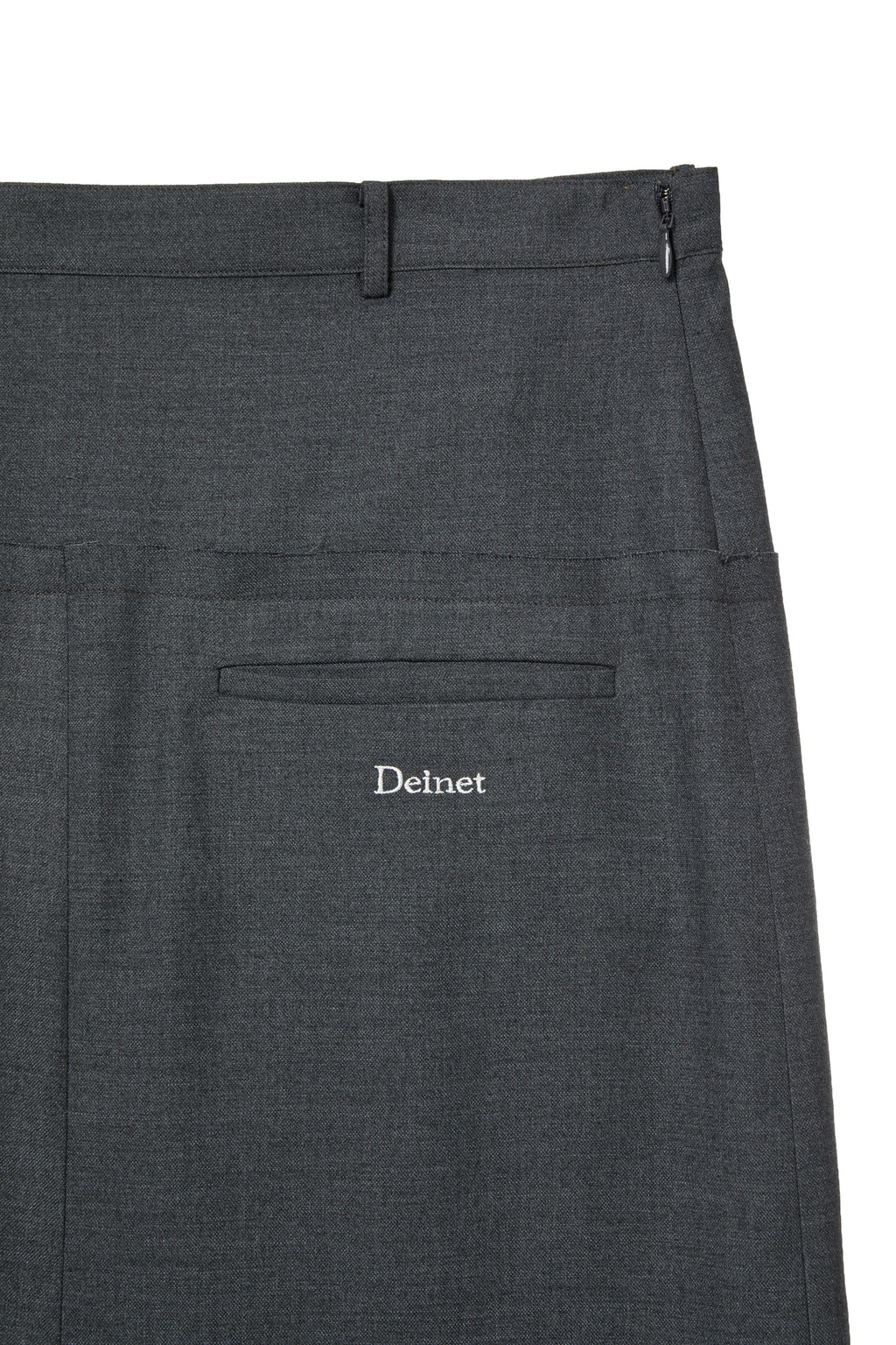 Deinet - Raw Edge Layered Midi Skirt (Charcoal) product image 4 | TRAB K-Fashion Australia